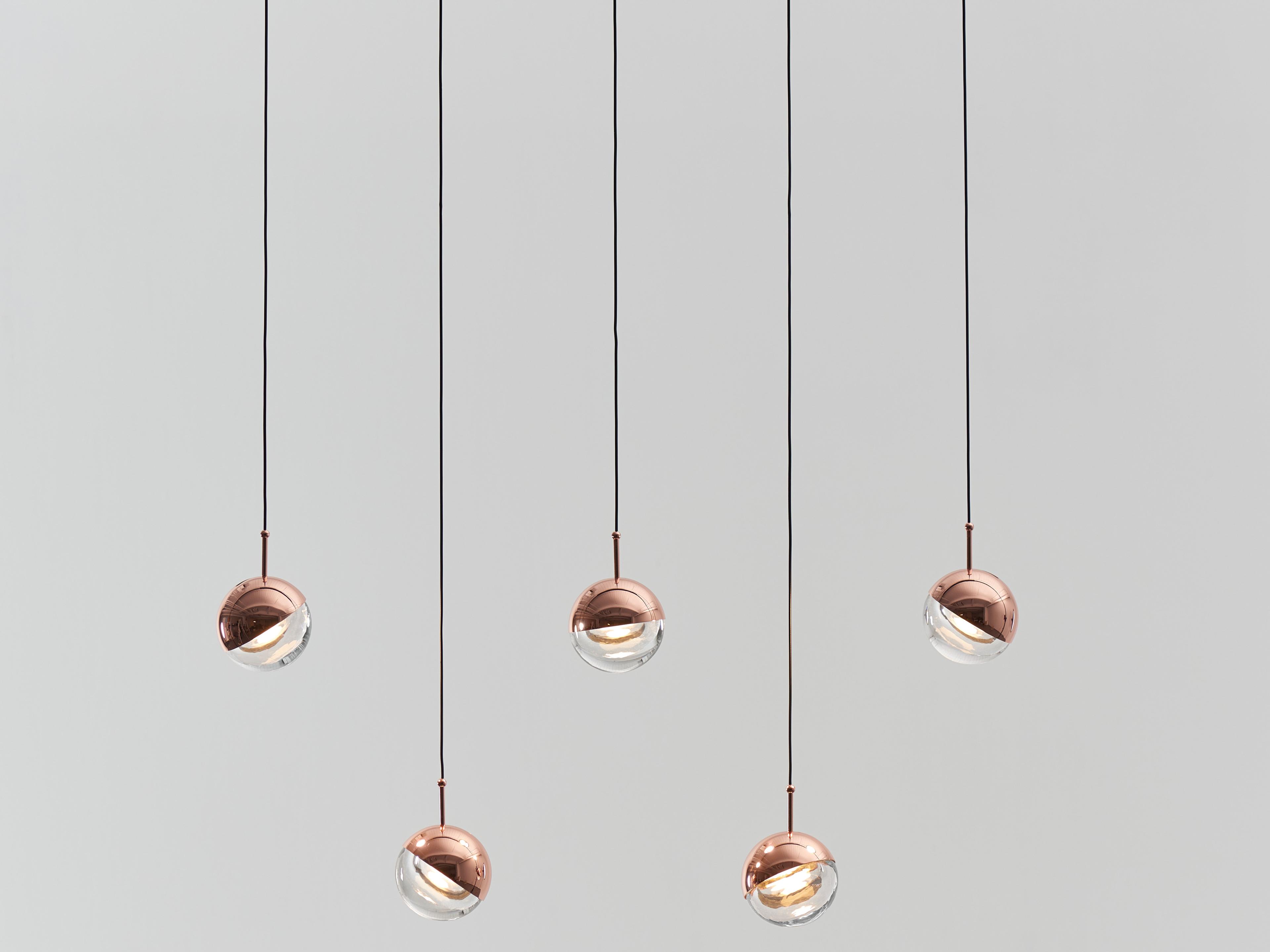 Seed Design Dora Copper LED Globe Island Pendant