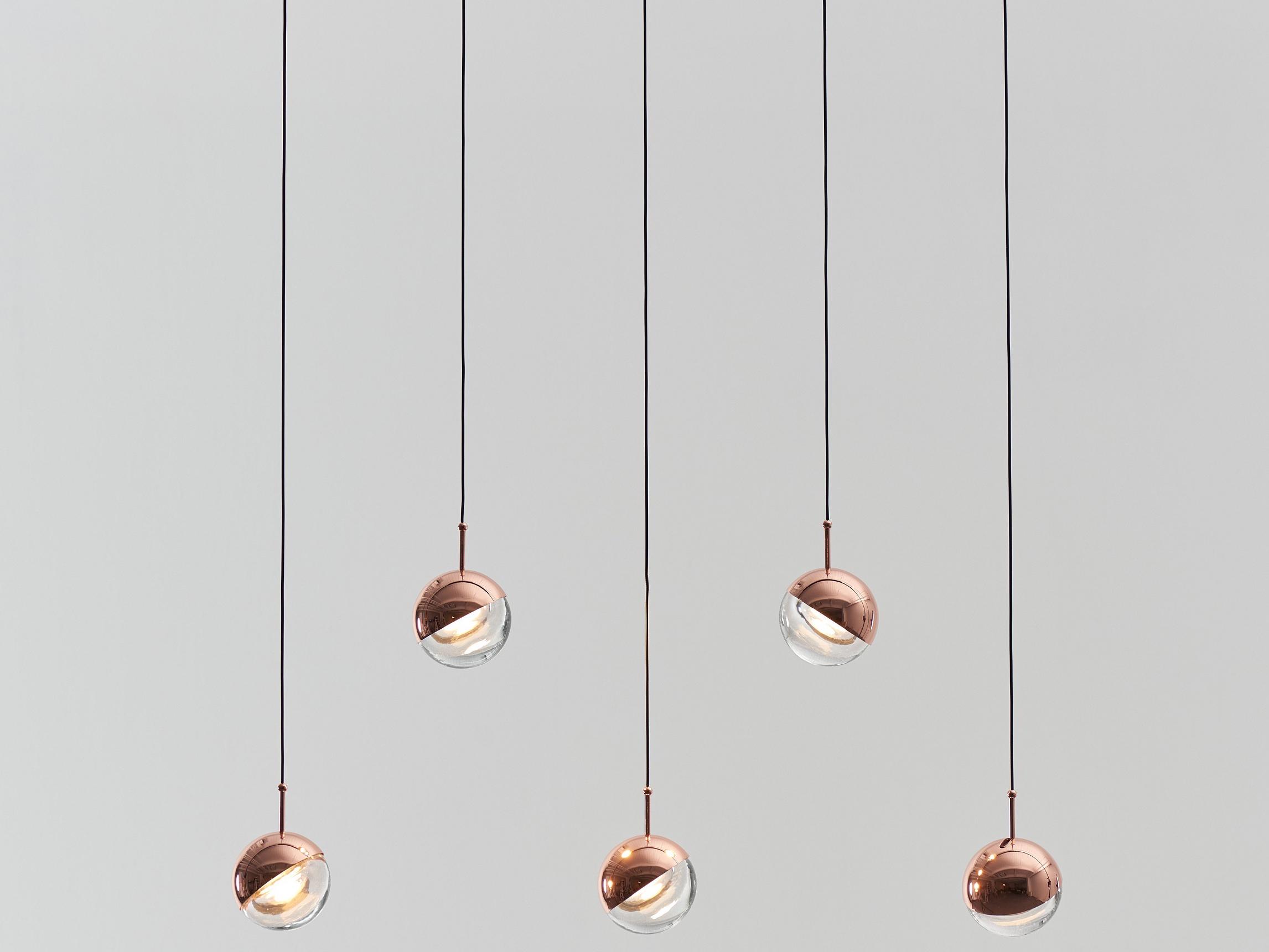 Seed Design Dora Copper LED Globe Island Pendant