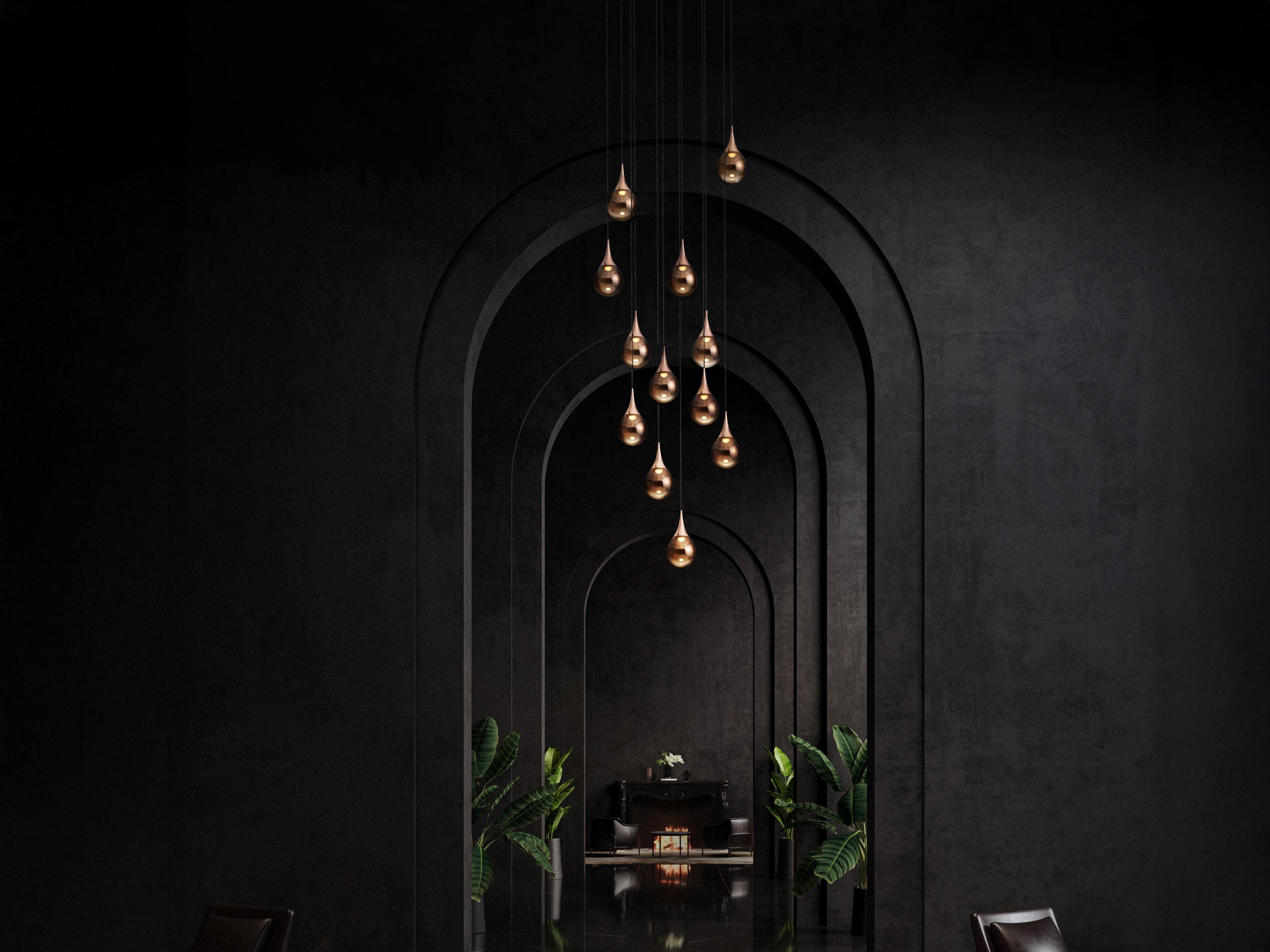 Seed Design Paopao Copper LED Pendant