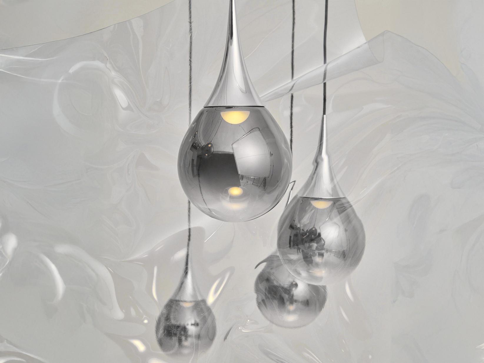 Seed Design Paopao Chrome LED Pendant