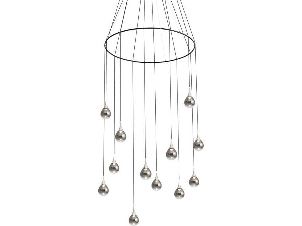 Seed Design Paopao Chrome LED Pendant