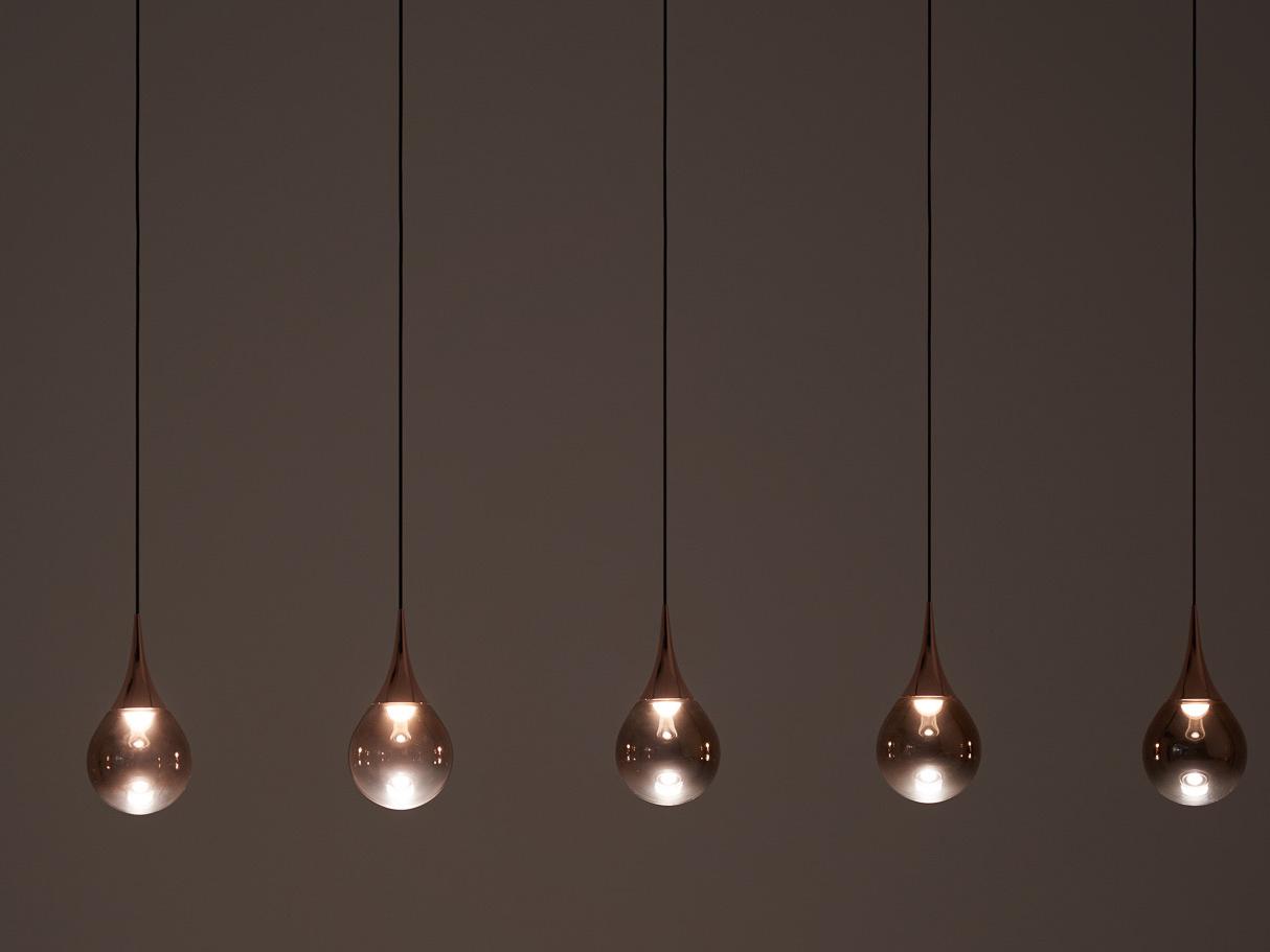 Seed Design Paopao Copper LED Linear Island Pendant