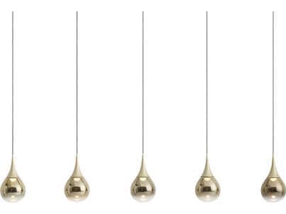 Seed Design Paopao Champagne Gold LED Island Pendant