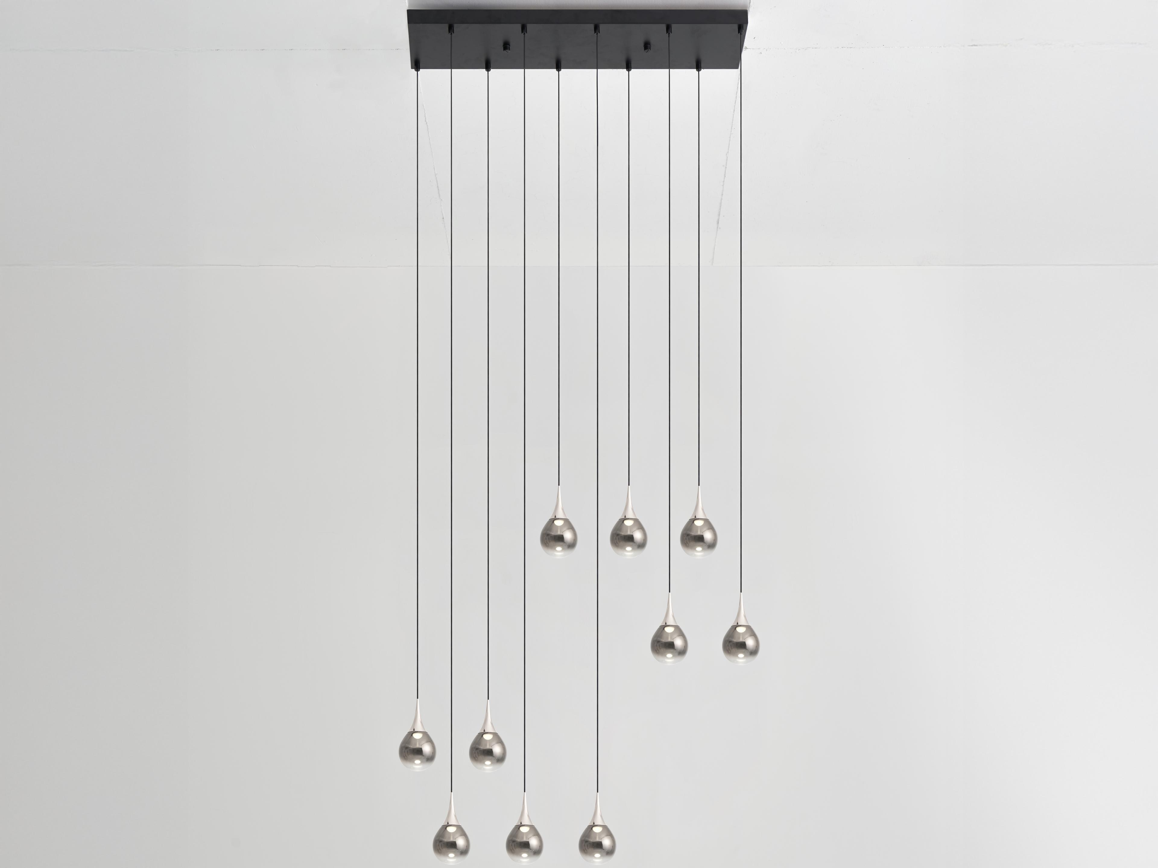 Seed Design Paopao Chrome LED Island Pendant