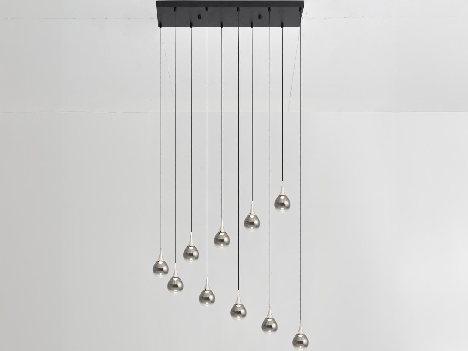 Seed Design Paopao Chrome LED Island Pendant