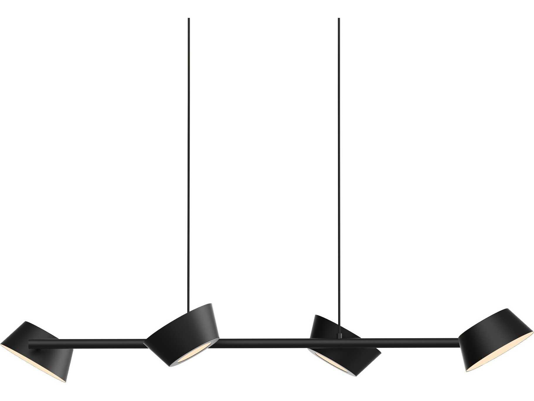 Seed Design Olo Xl Black shiny LED Linear Island Pendant