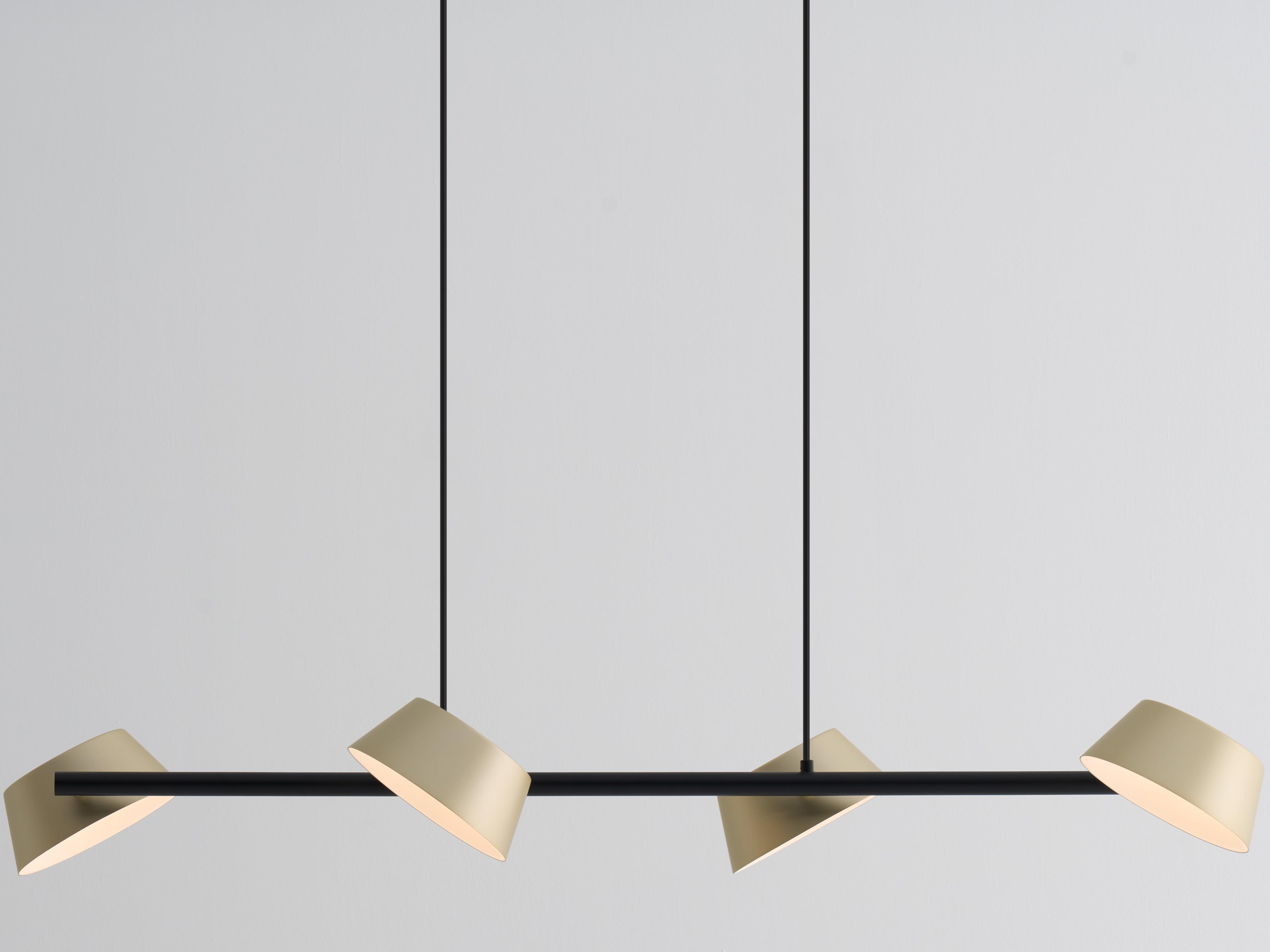 Seed Design Olo Xl Gold LED Linear Island Pendant