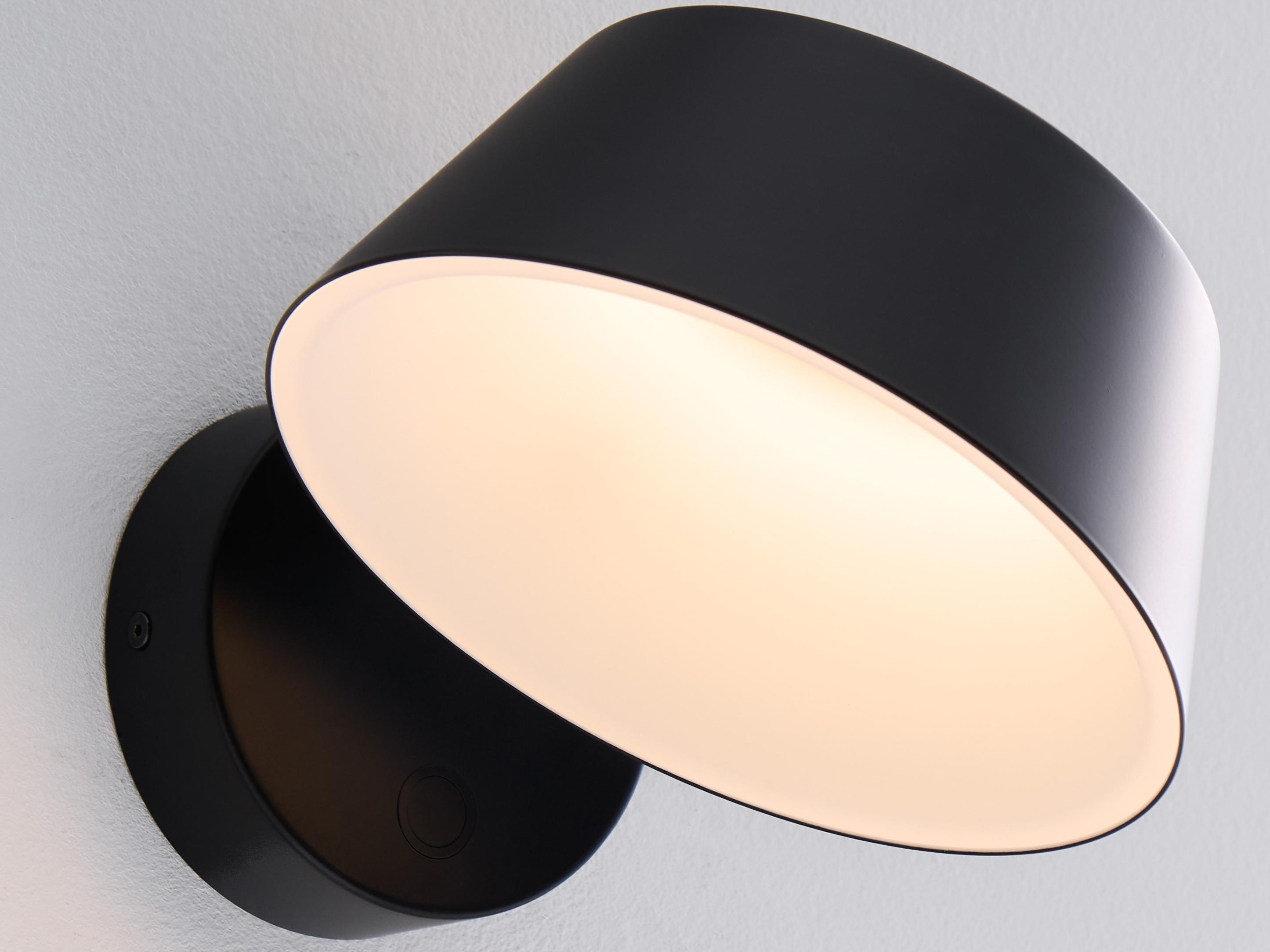 Seed Design Olo Xl Black shiny LED Wall Sconce