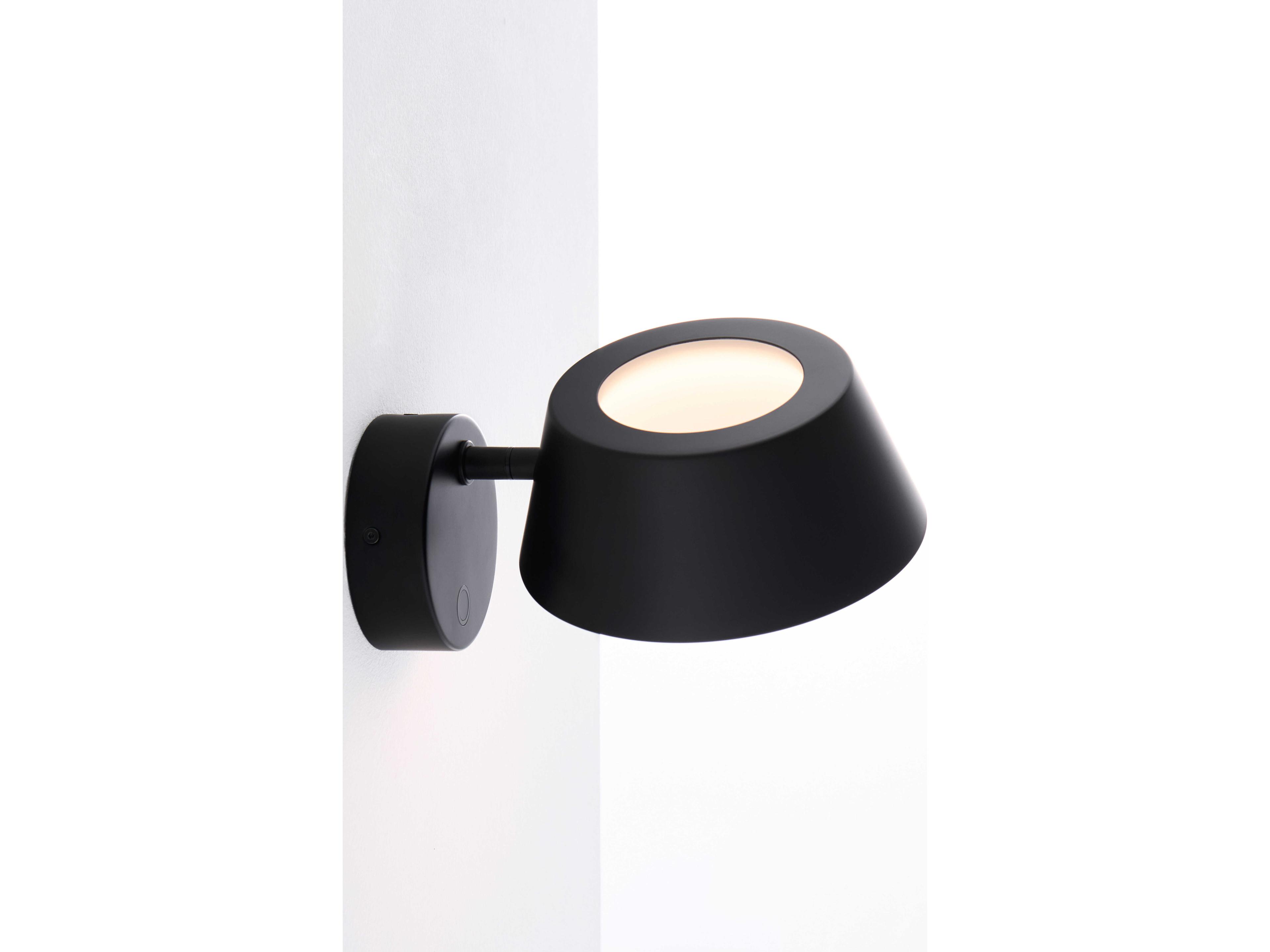Seed Design Olo Xl Black shiny LED Wall Sconce