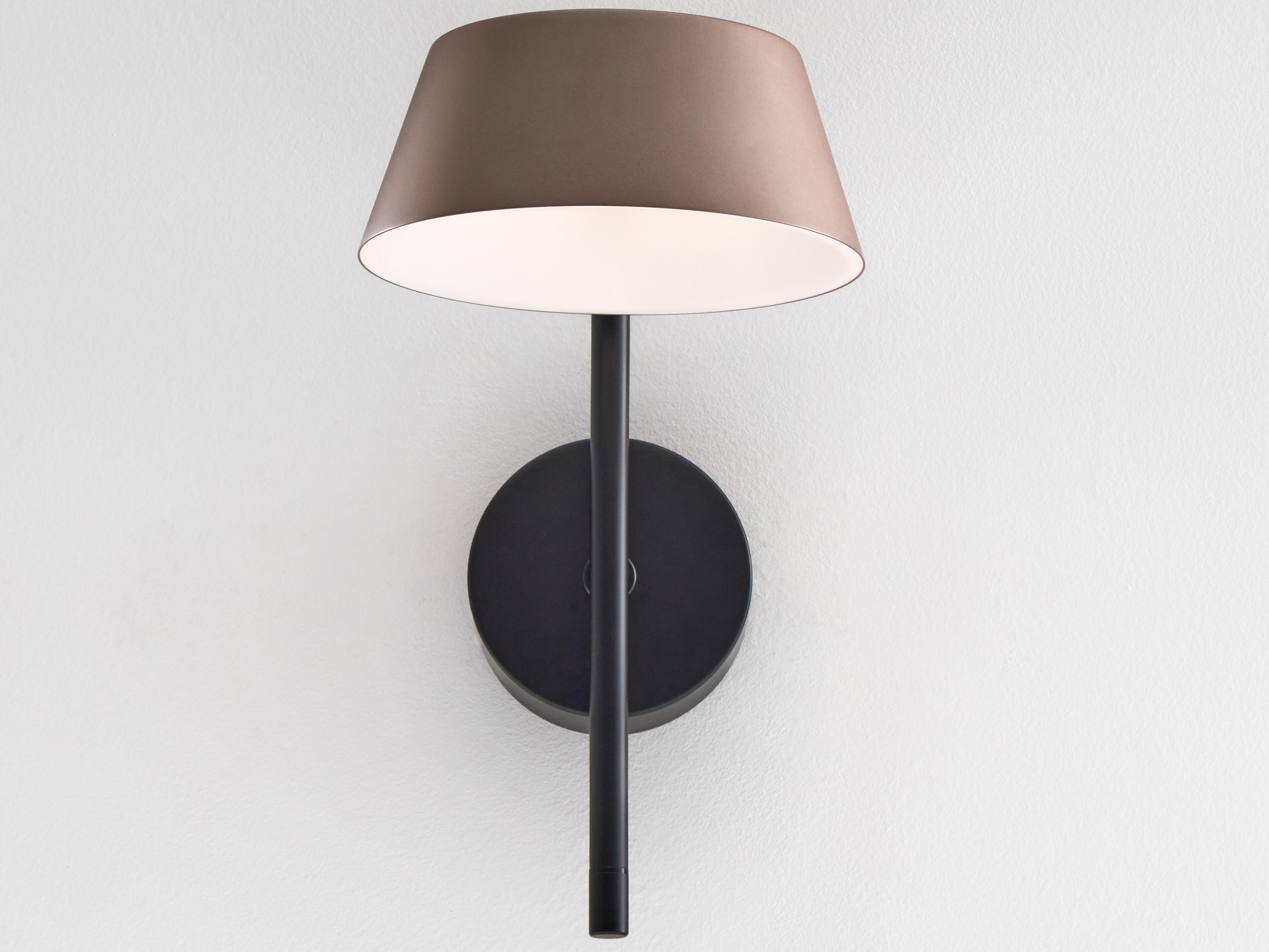 Seed Design Olo Xl Black Cocoa LED Swing Wall Sconce