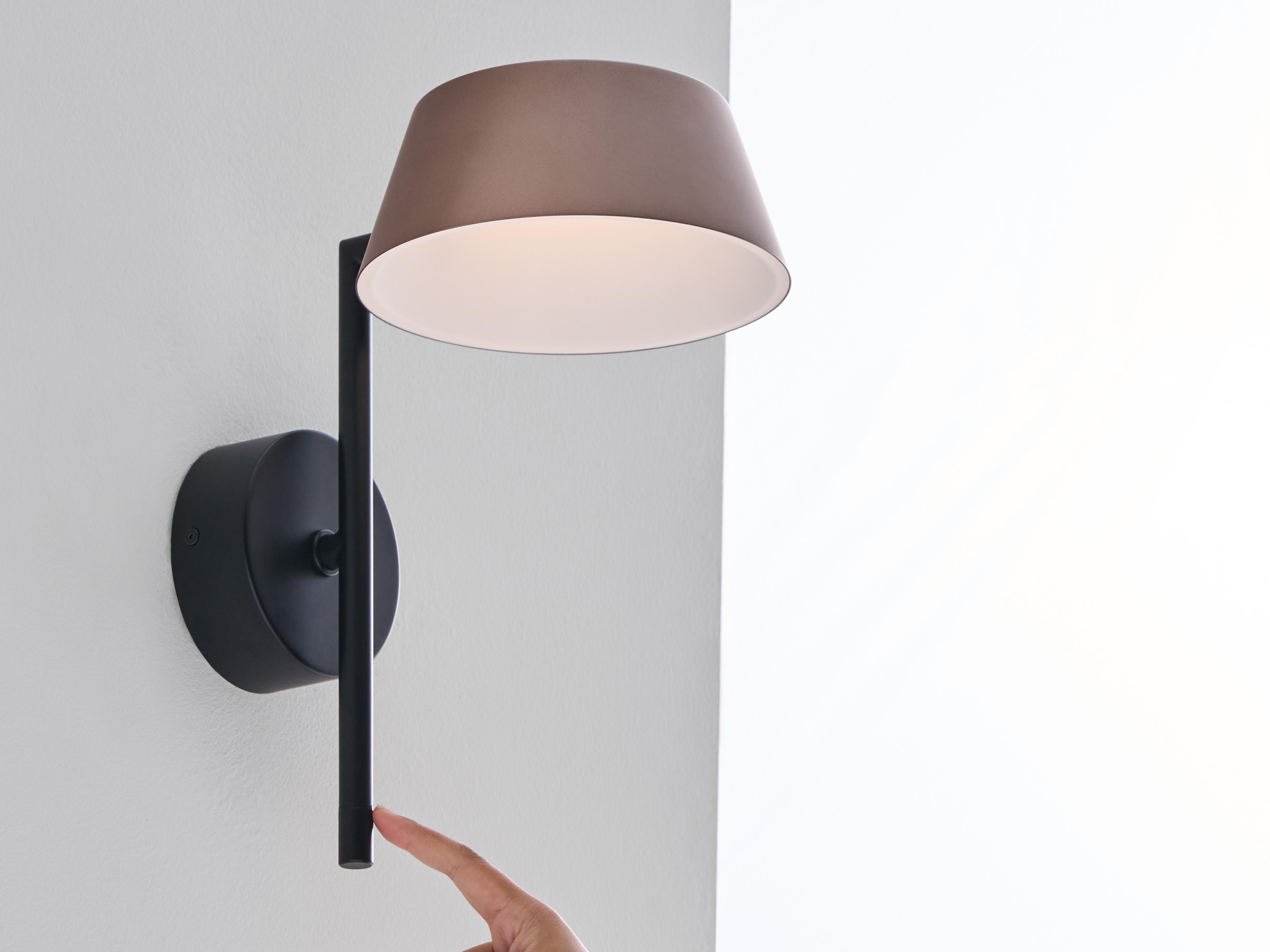 Seed Design Olo Xl Black Cocoa LED Swing Wall Sconce