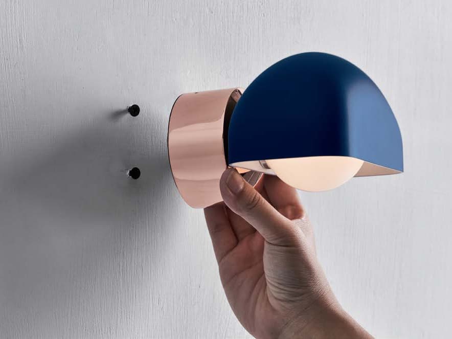 Seed Design Hoodie Copper LED Wall Sconce