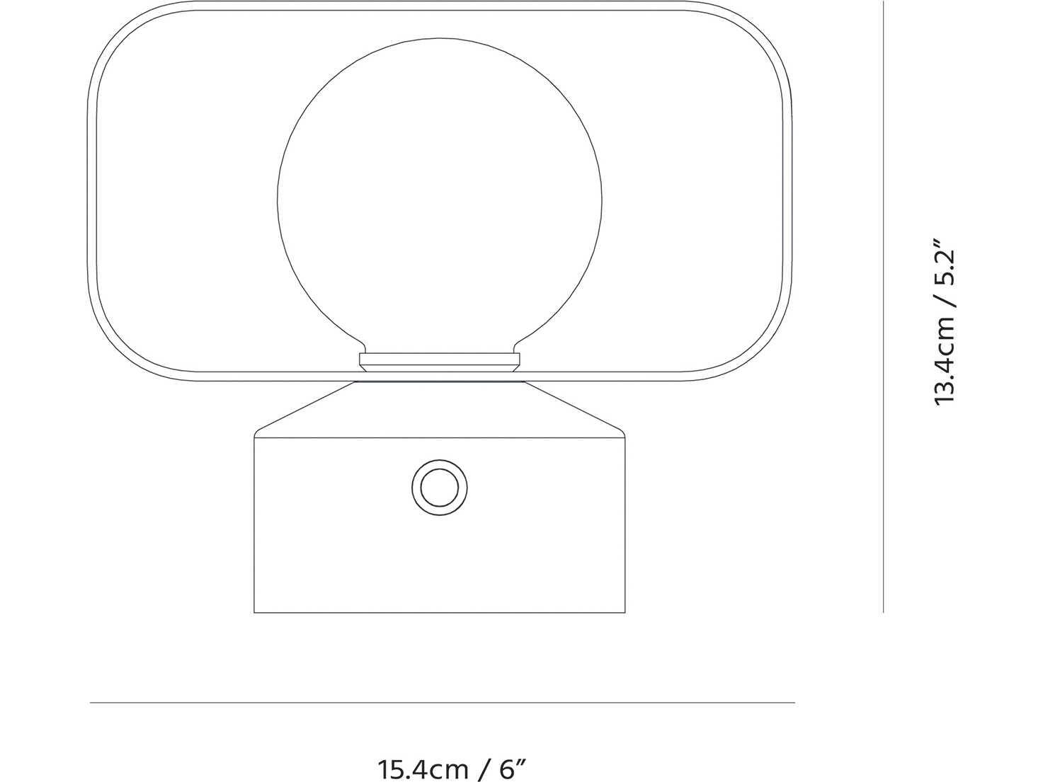 Seed Design Hoodie Gold LED Wall Sconce