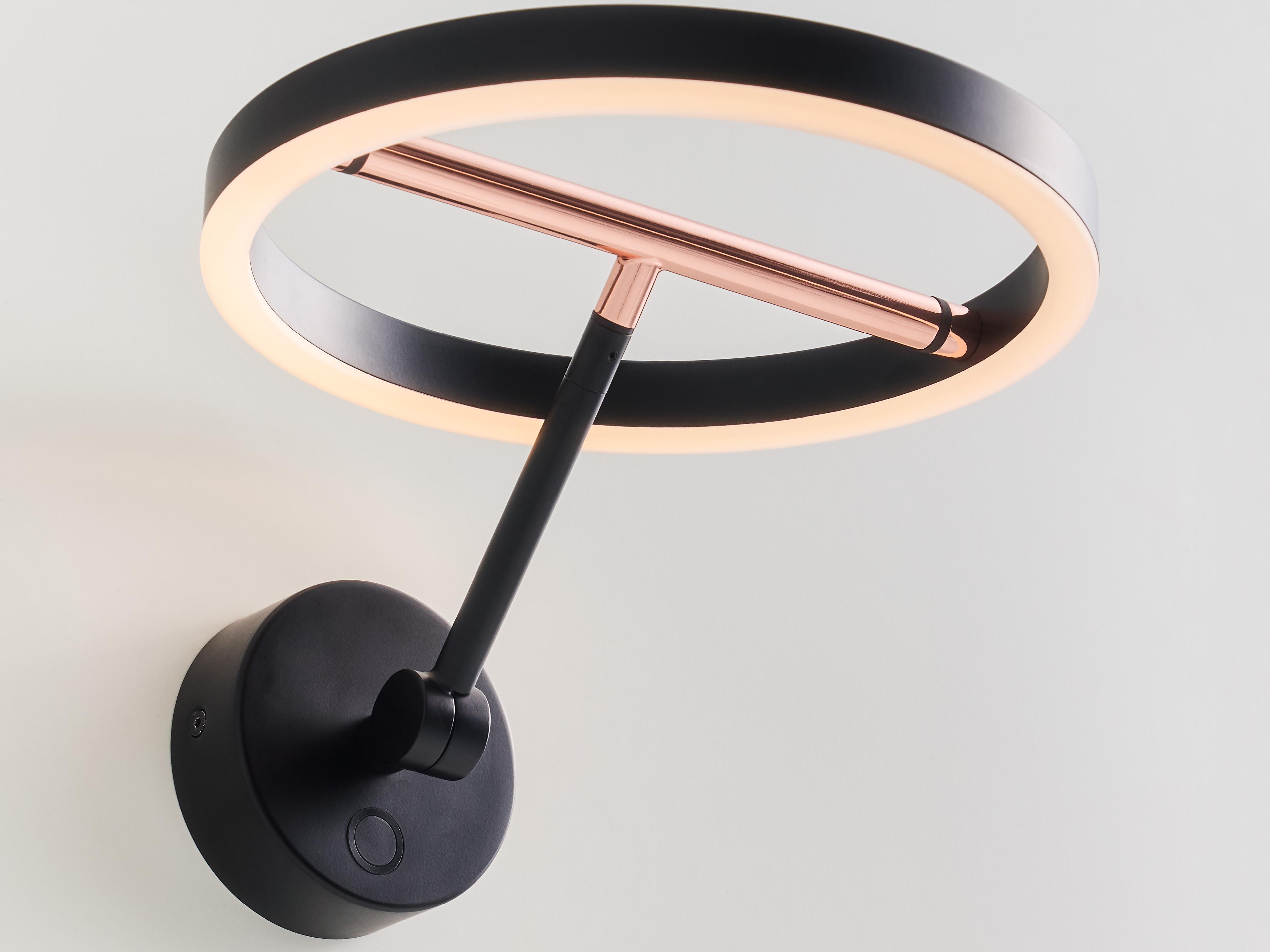 Seed Design Sol Black copper LED Wall Sconce