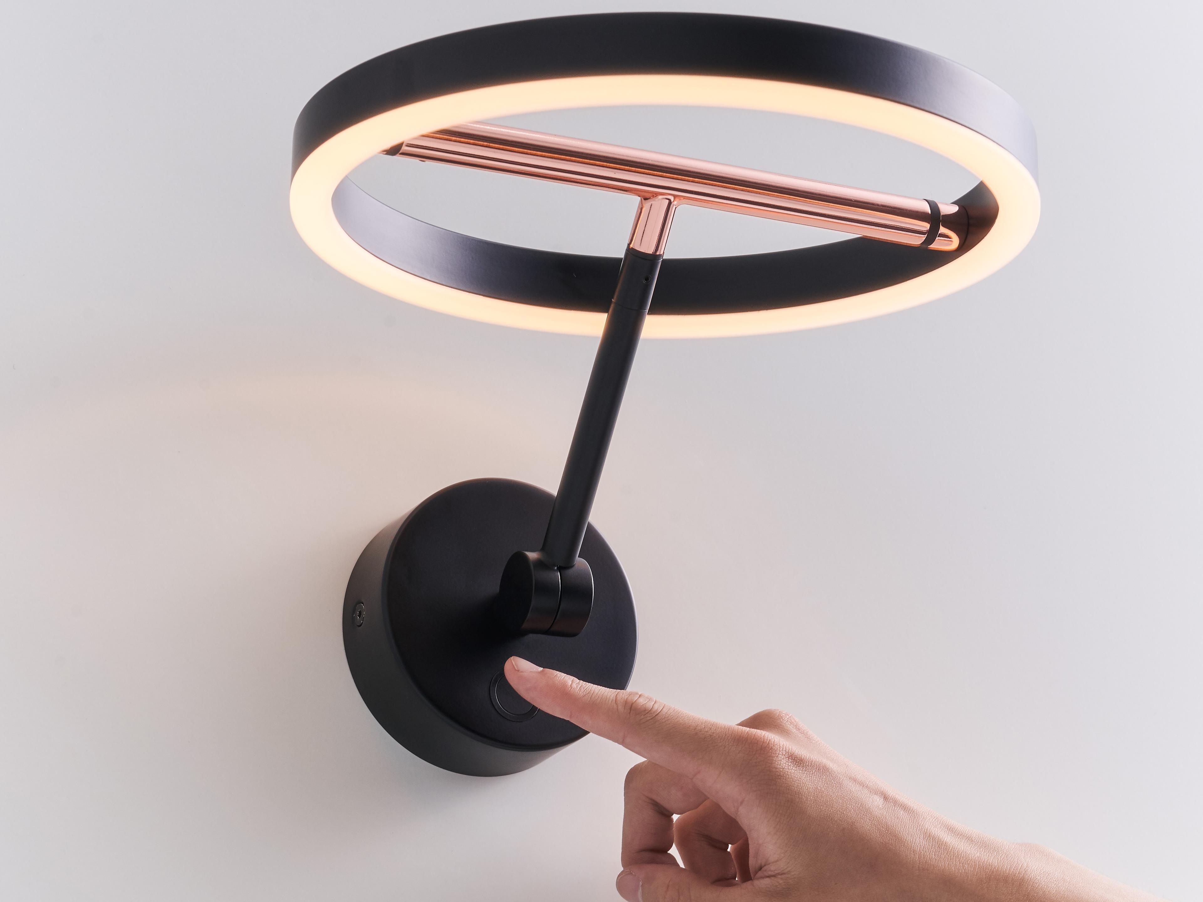 Seed Design Sol Black copper LED Wall Sconce