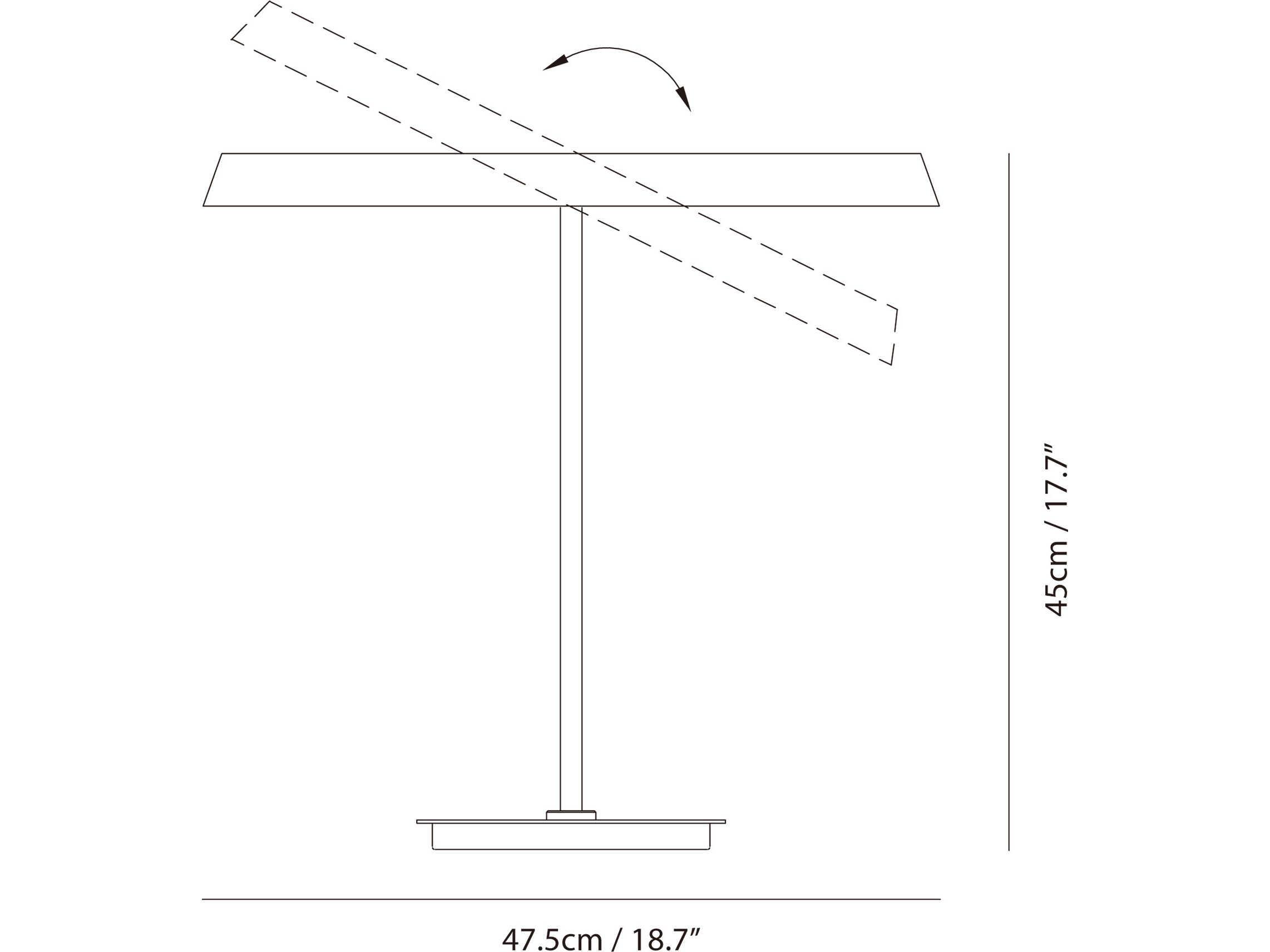 Seed Design Konnect Matt Black LED Table Lamp
