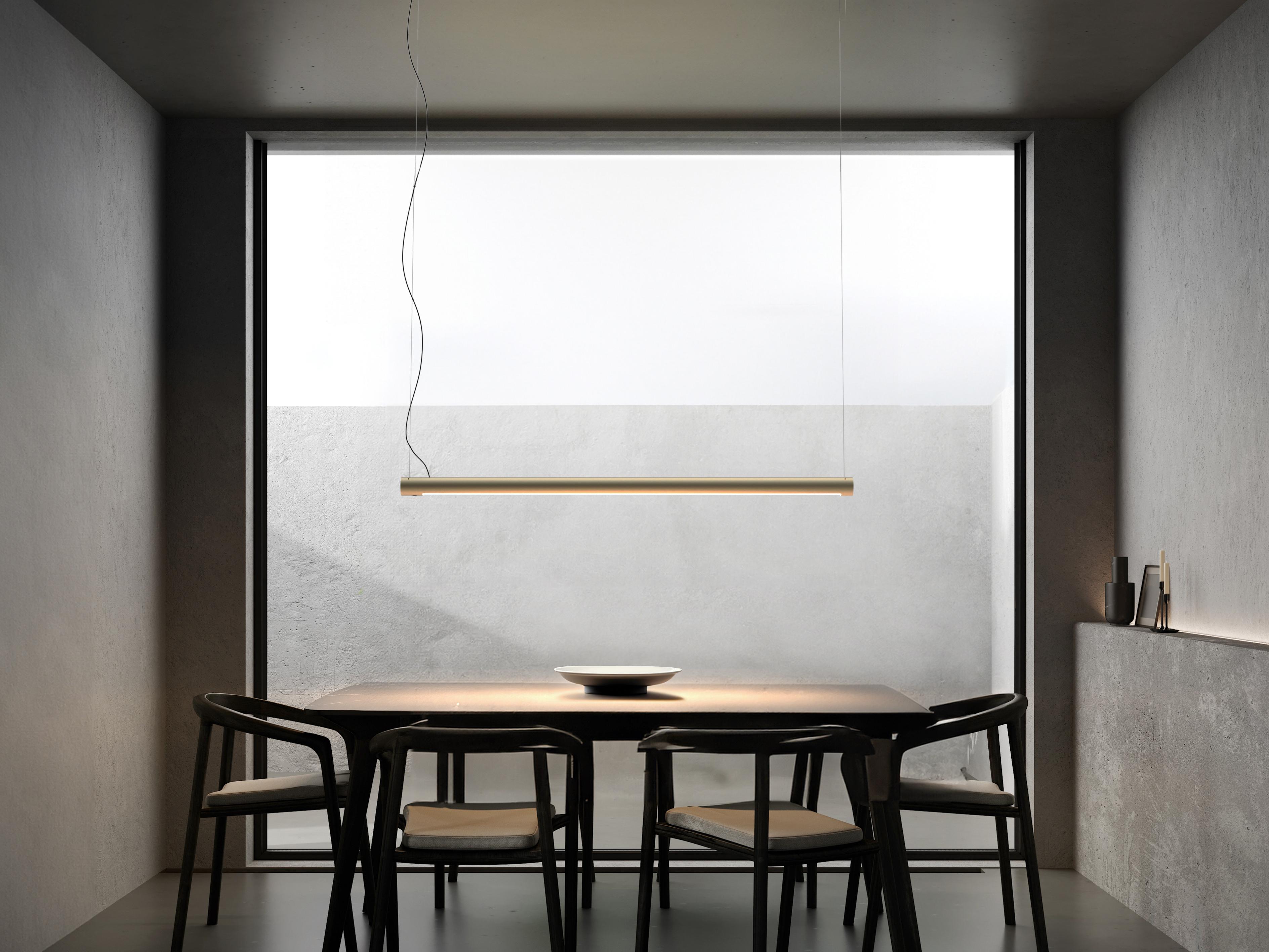Seed Design Turner Champagne Gold LED Linear Pendant