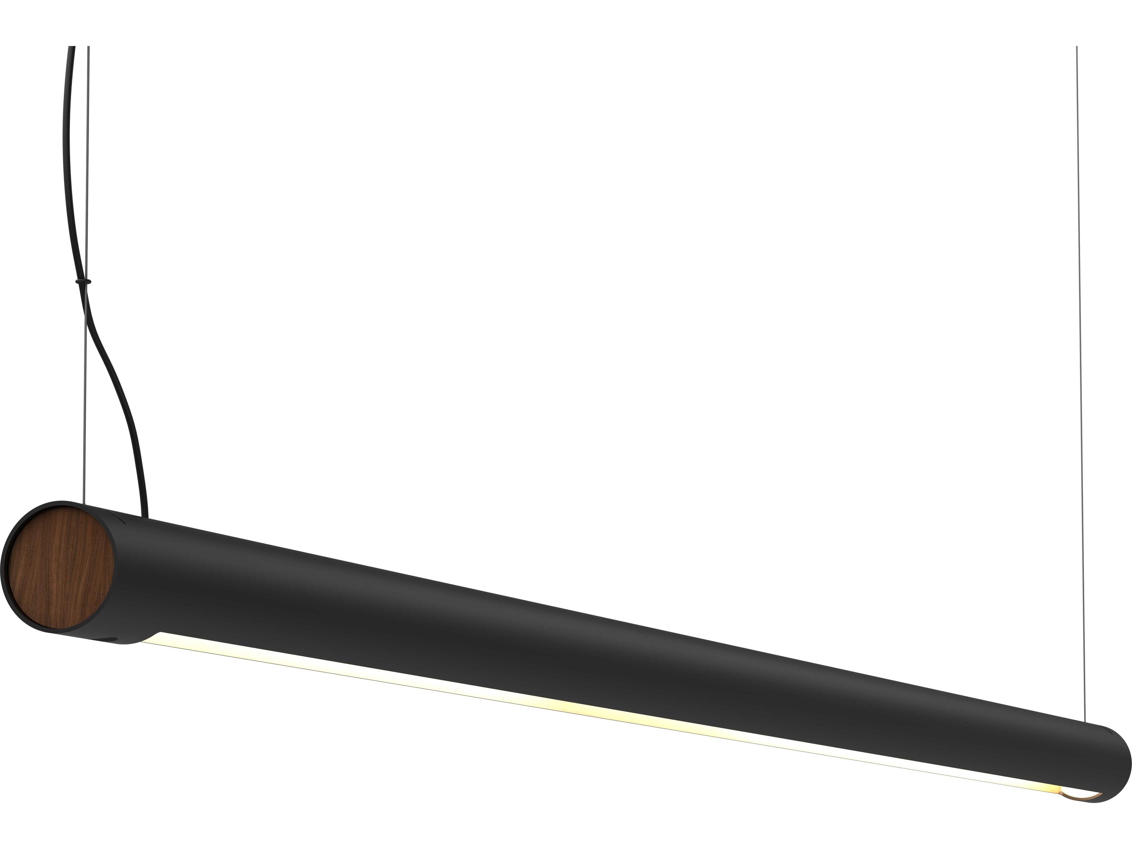 Seed Design Turner Matt Black LED Linear Island Pendant