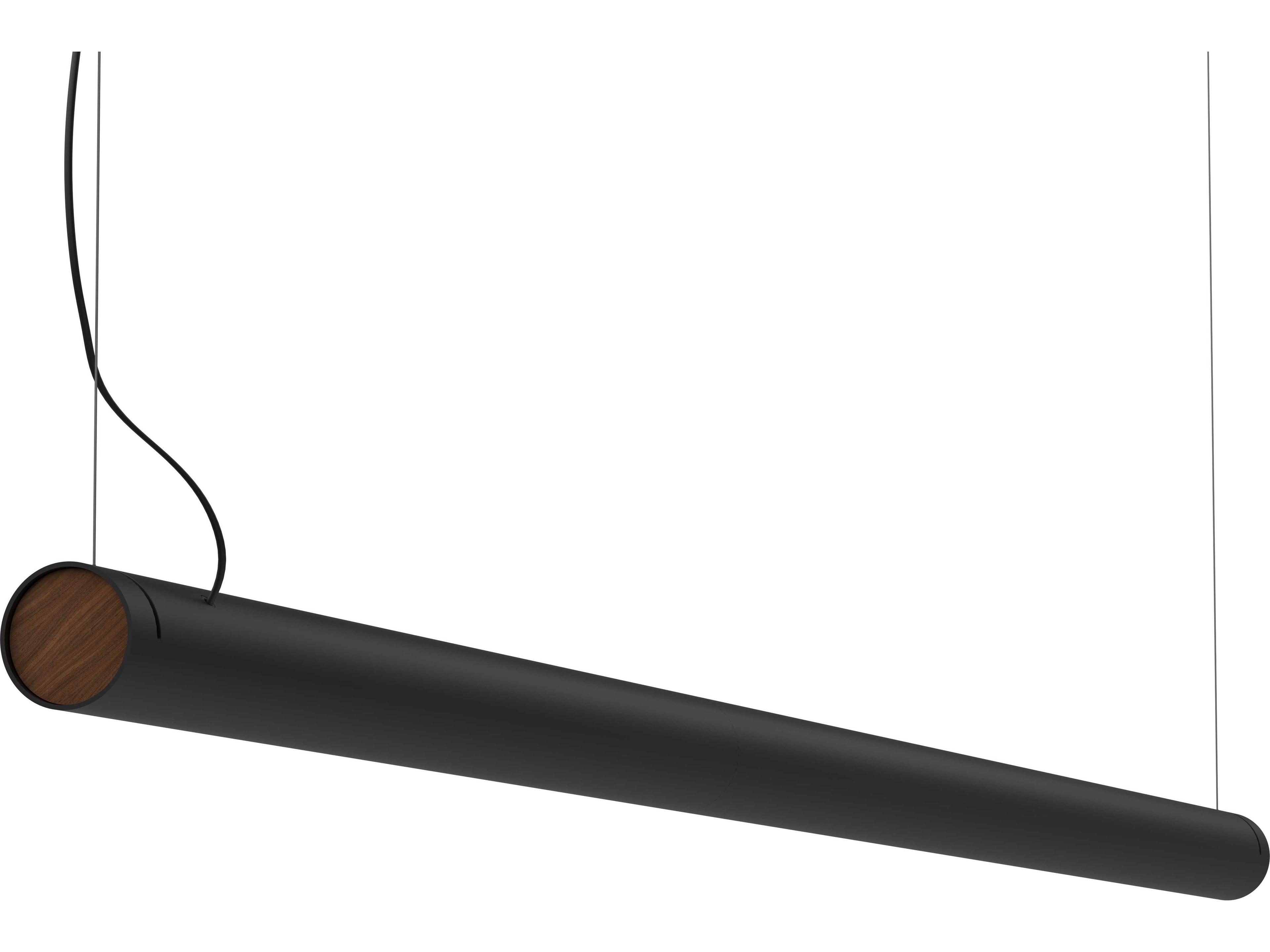 Seed Design Turner Matt Black LED Linear Island Pendant
