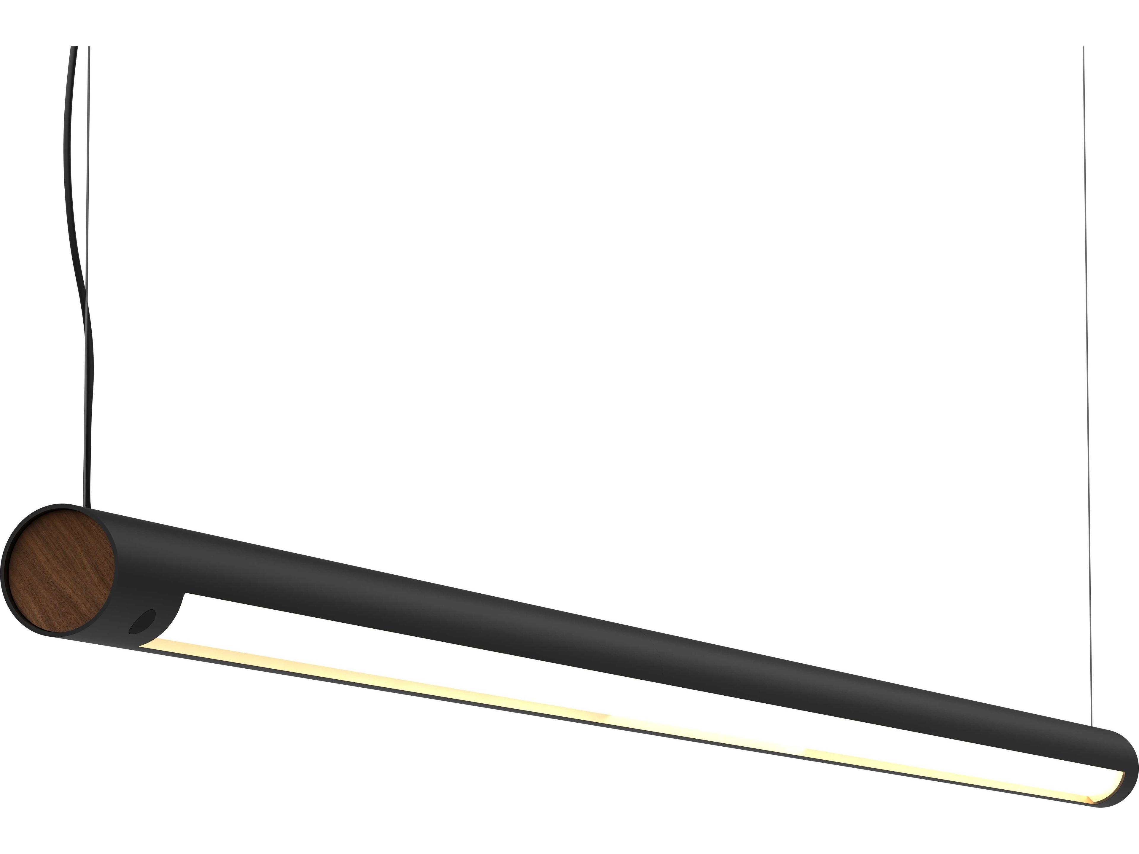 Seed Design Turner Matt Black LED Linear Island Pendant