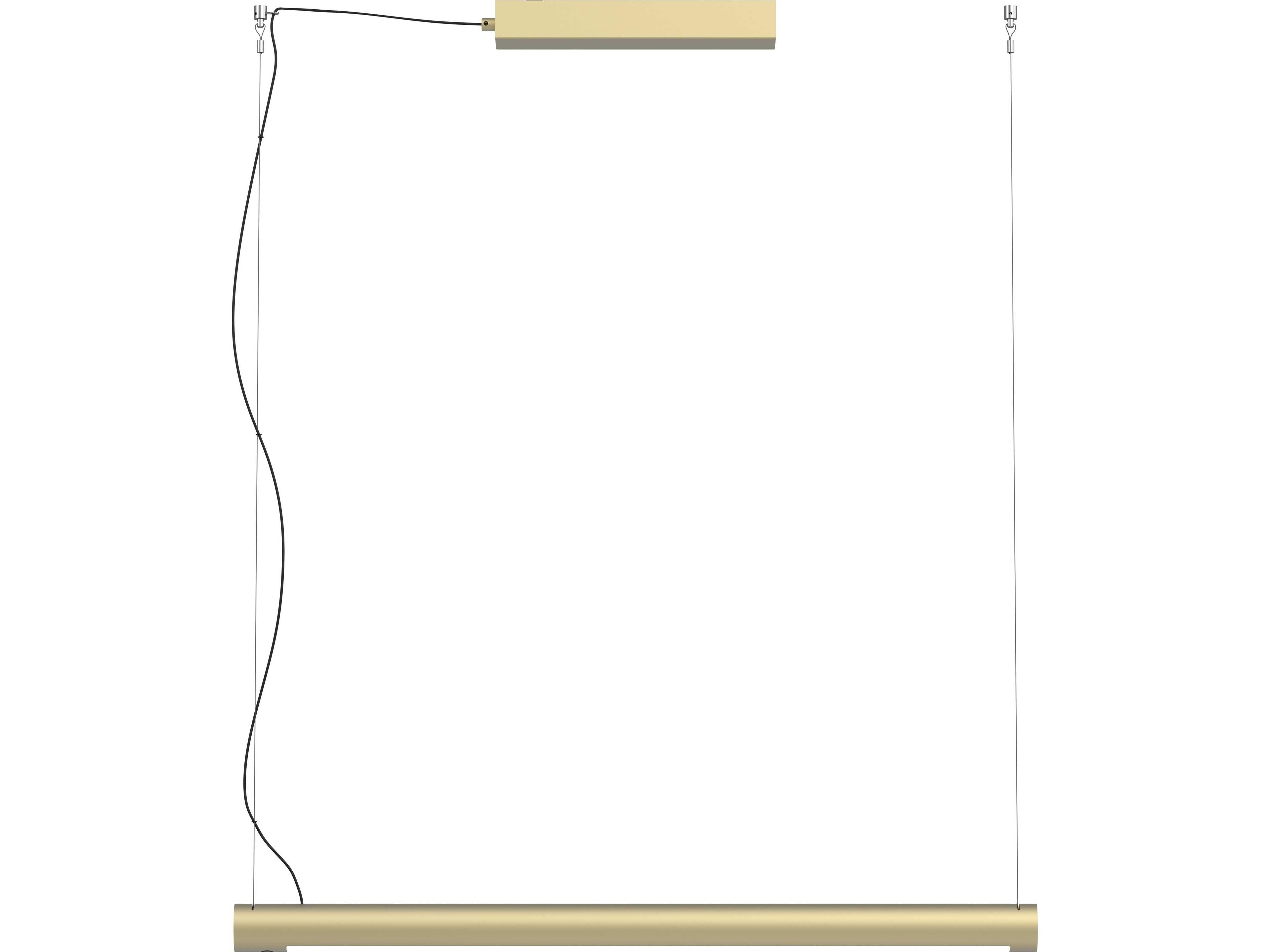 Seed Design Turner Champagne Gold LED Linear Pendant