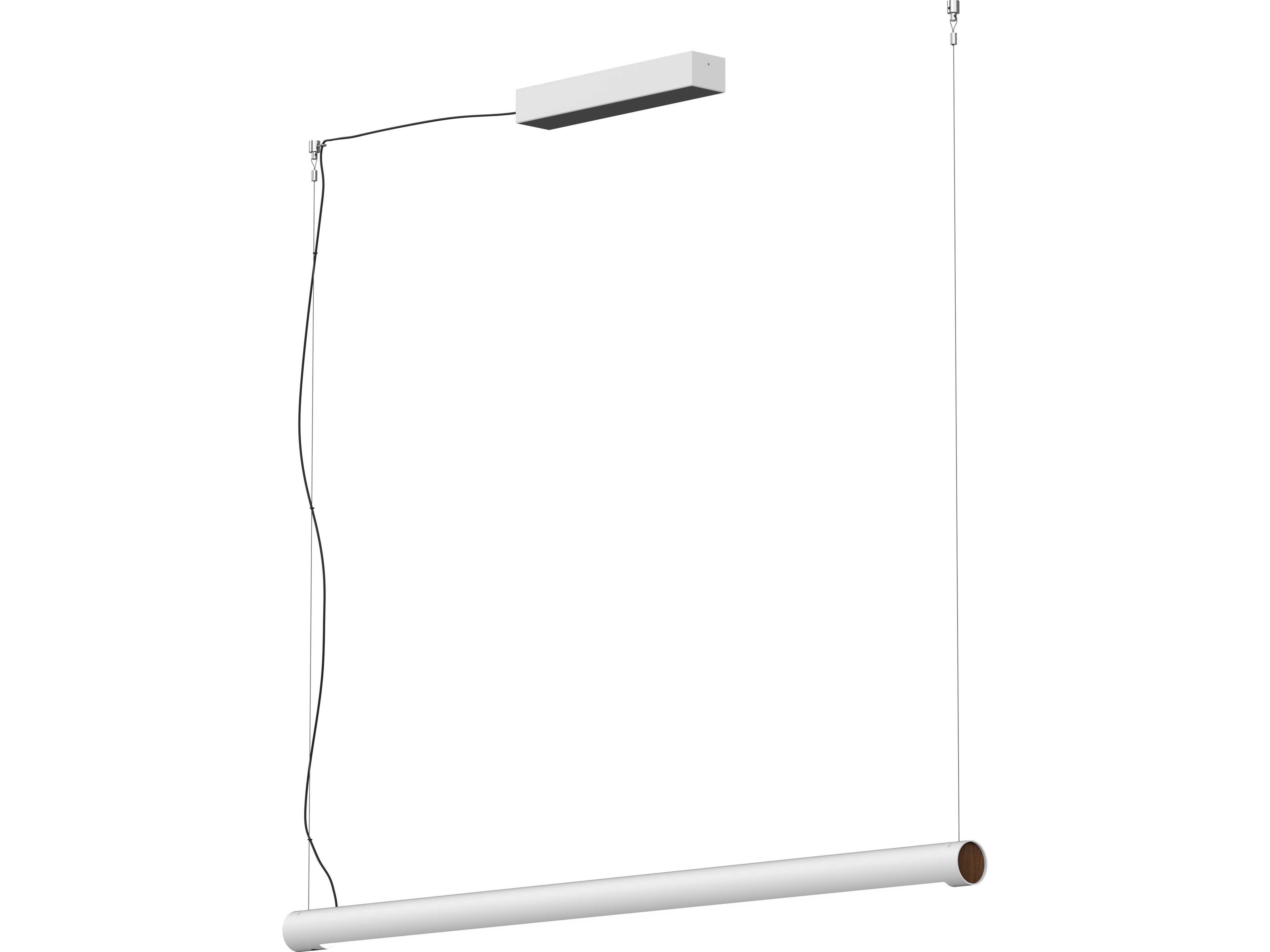 Seed Design Turner Matt Pure White LED Linear Pendant