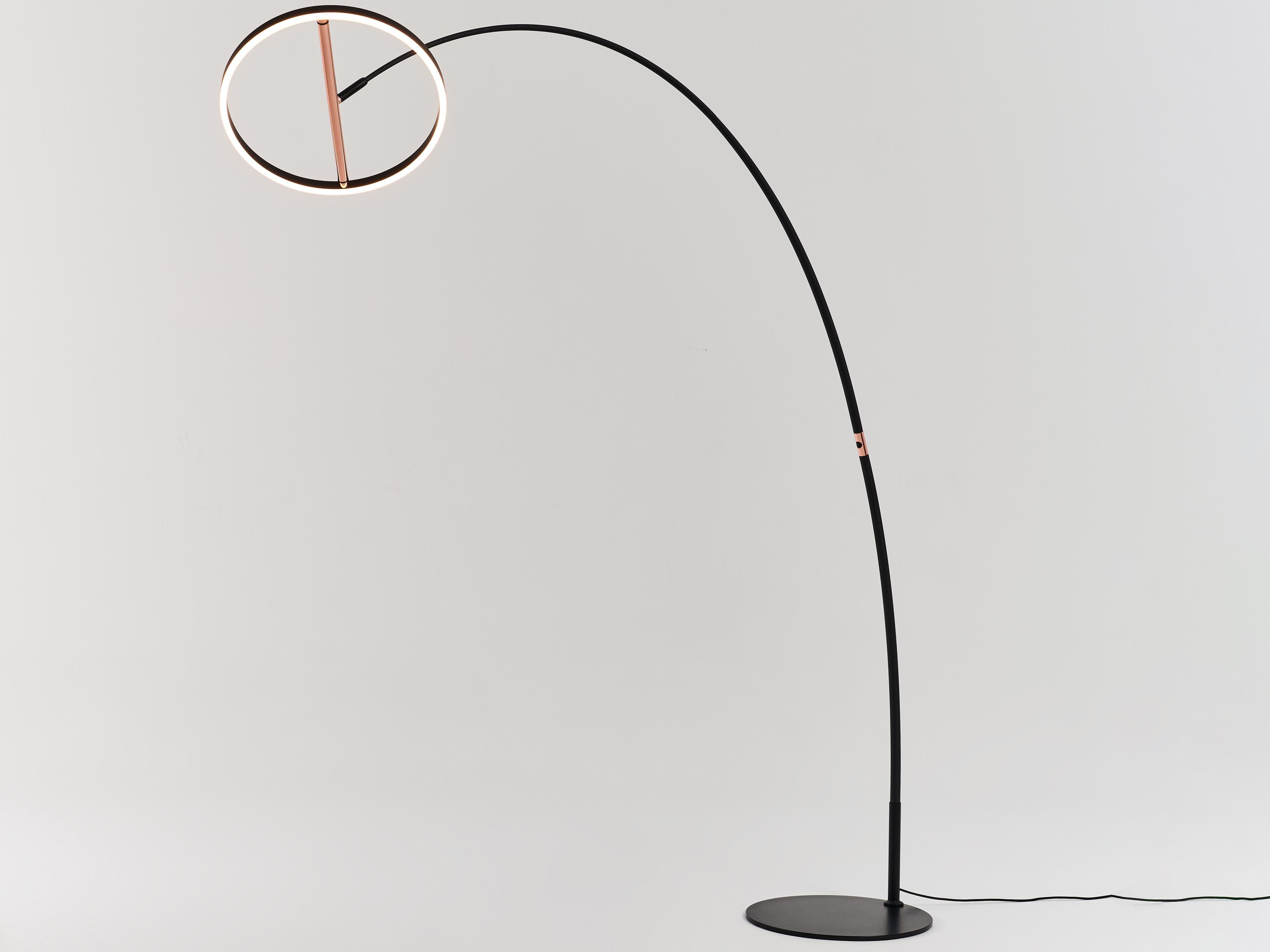 Seed Design Sol Black copper LED Floor Lamp
