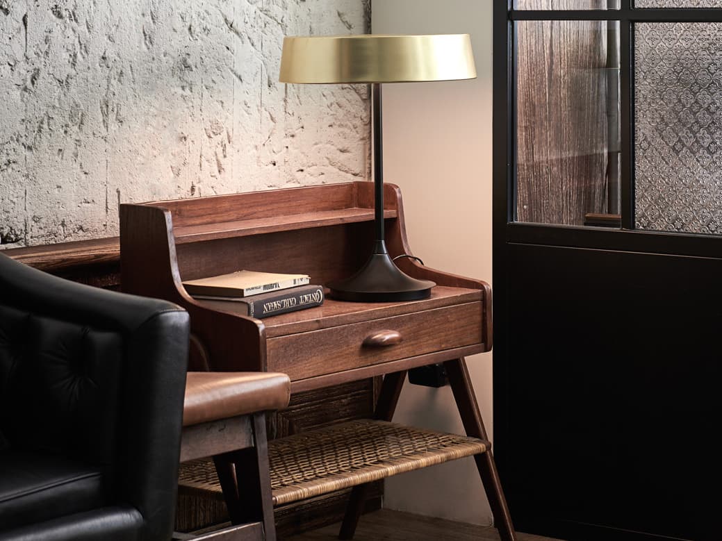 Seed Design China Led Sand Gold black LED Table Lamp