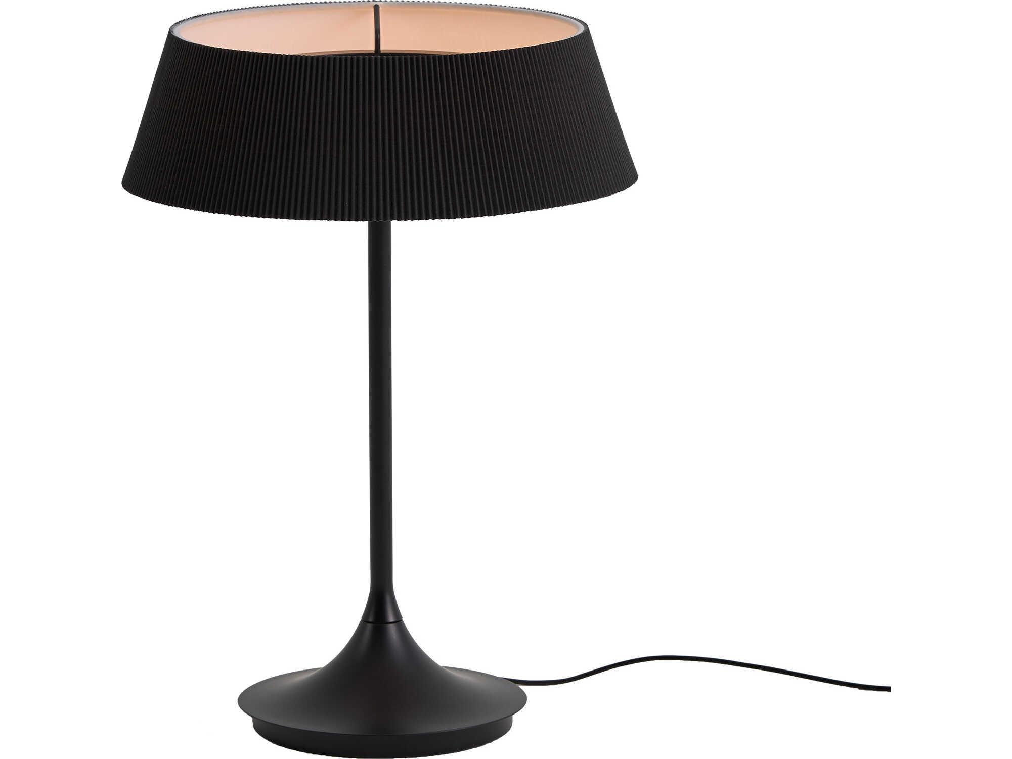 Seed Design Halo Black With Shade LED Table Lamp