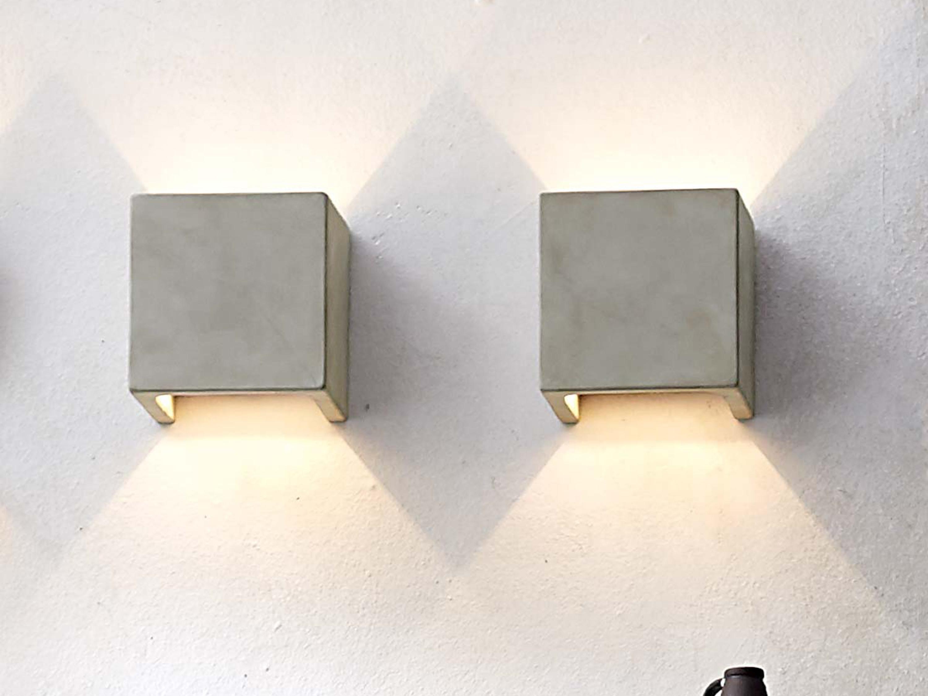 Seed Design Castle Concrete Gray LED Wall Sconce
