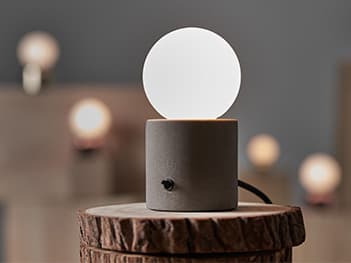 Seed Design Castle Muse Gray LED Table Lamp