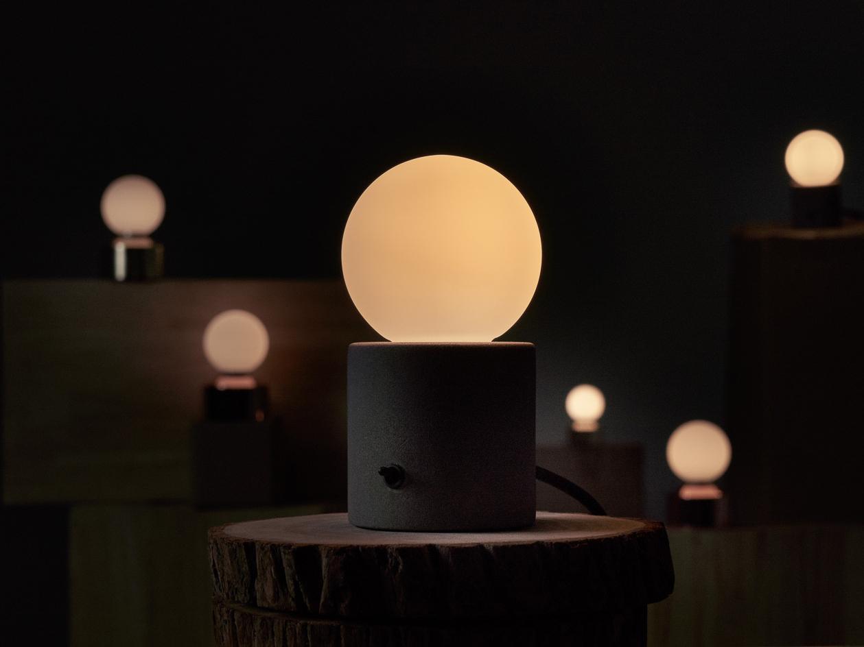 Seed Design Castle Muse Gray LED Table Lamp