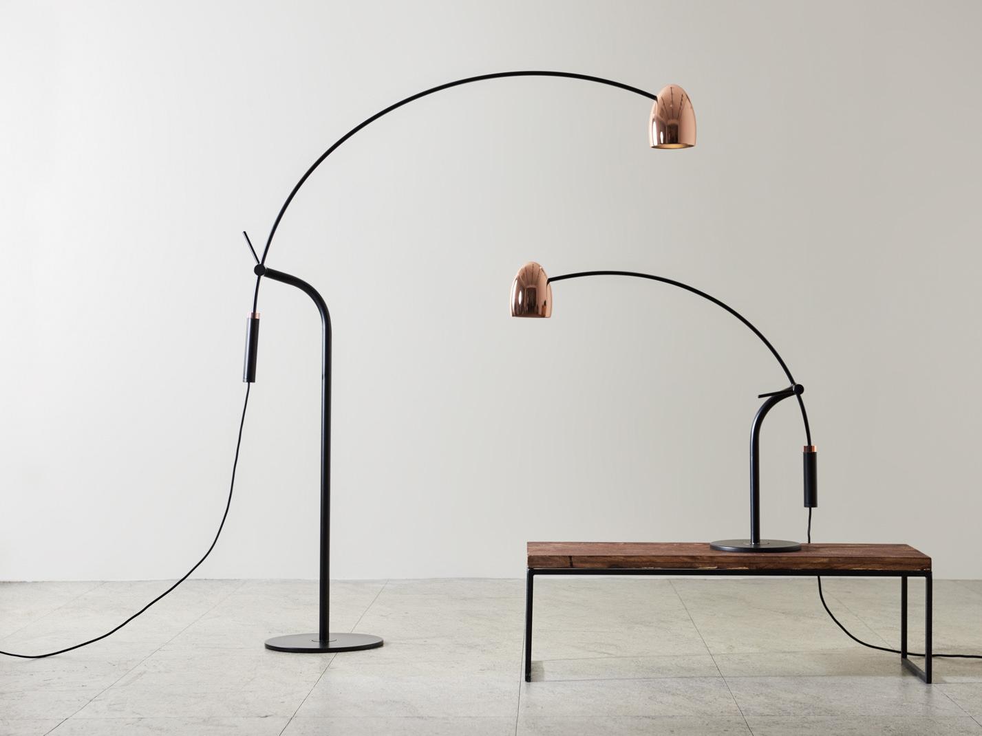 Seed Design Hercules Copper black LED Floor Lamp
