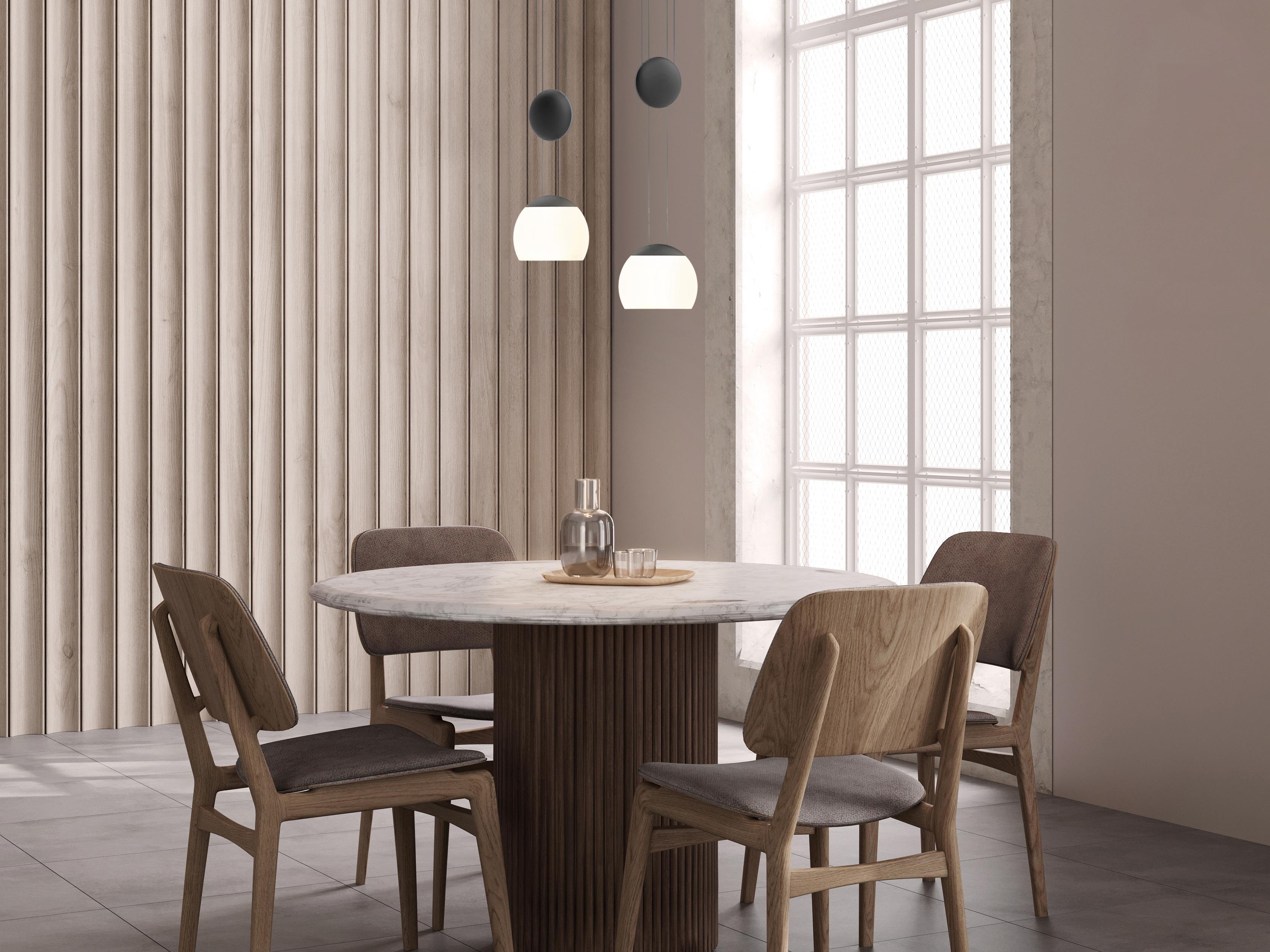 Seed Design Jojo Led Matt Black LED Globe Mini Pendant