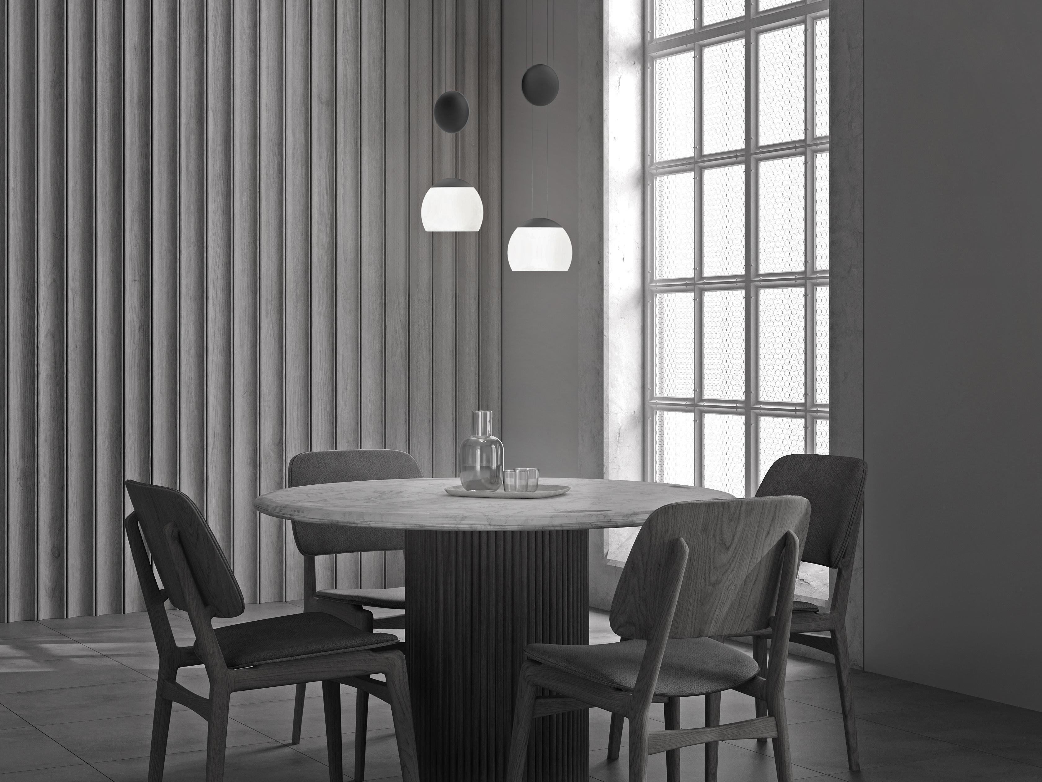 Seed Design Jojo Led Matt Black LED Globe Mini Pendant