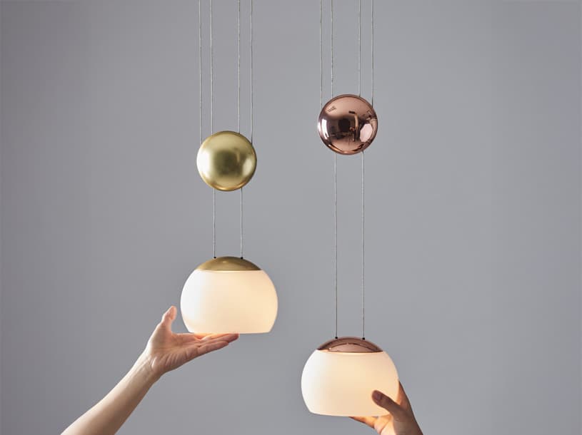 Seed Design Jojo Led Copper LED Globe Mini Pendant