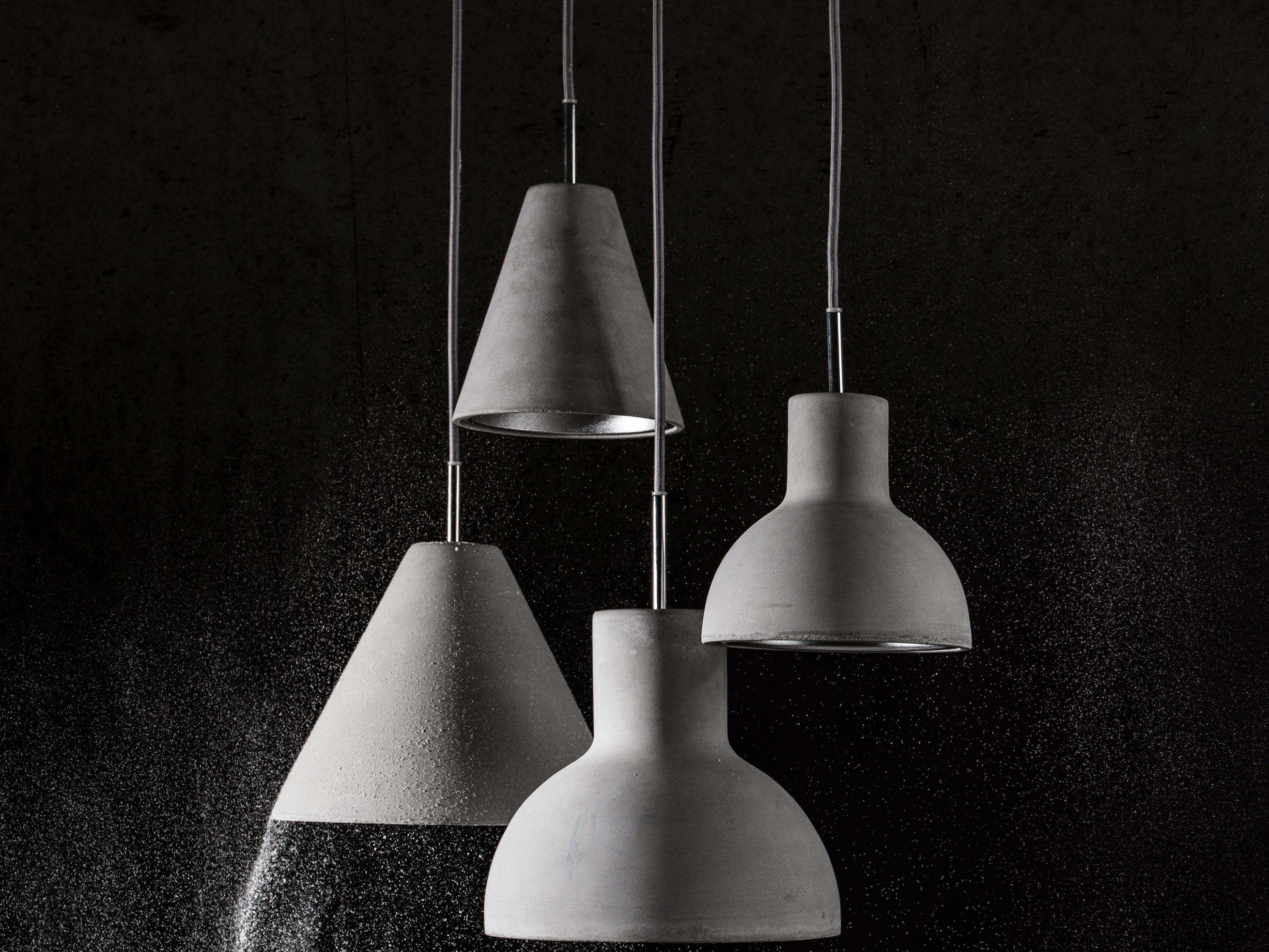 Seed Design Castle Concrete Gray Mini Pendant