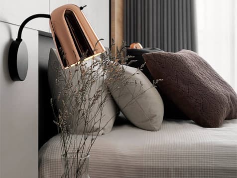 Seed Design Dobi Copper black Wall Sconce