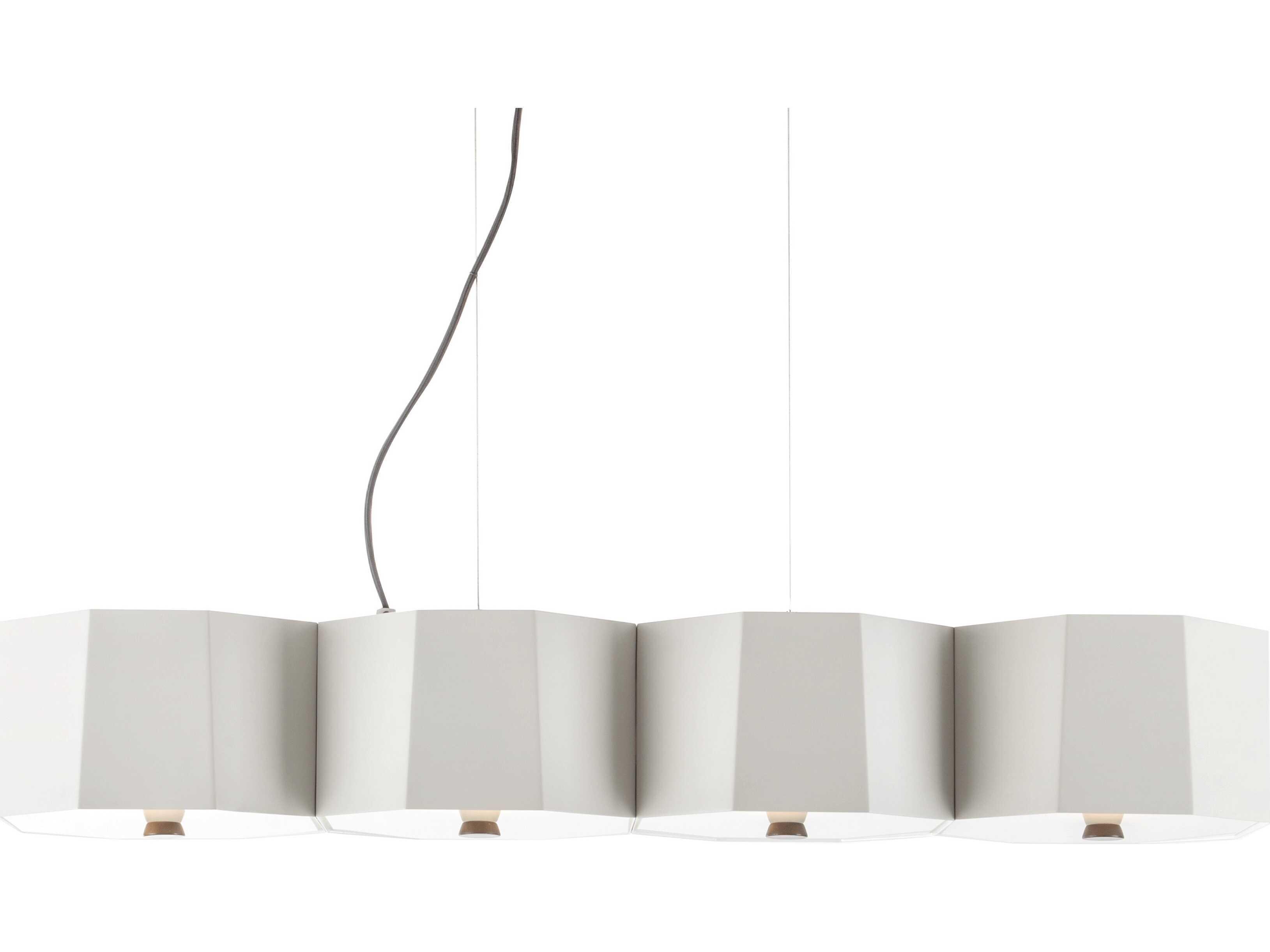 Seed Design Zhe White Linear Island Pendant