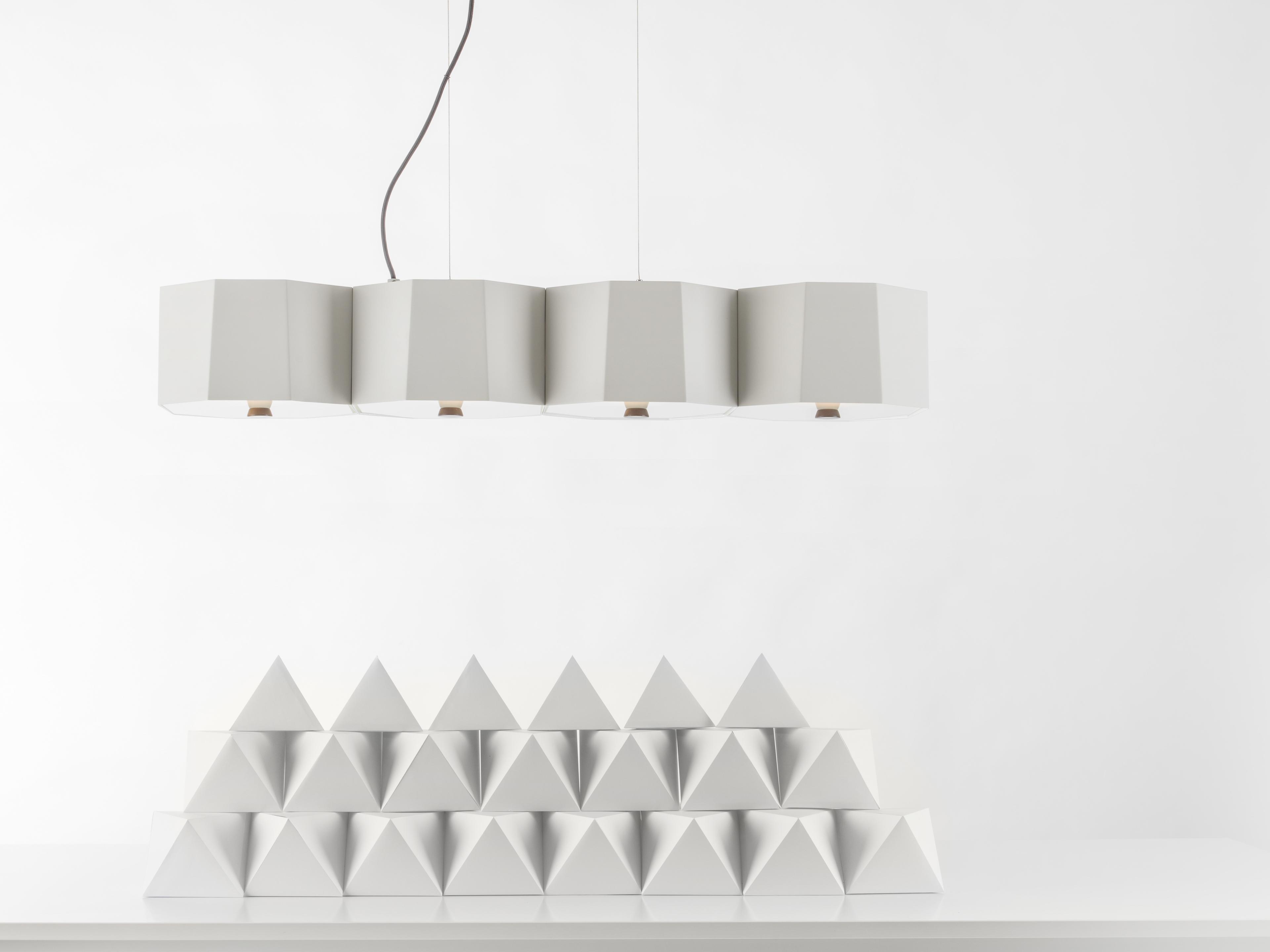 Seed Design Zhe White Linear Island Pendant