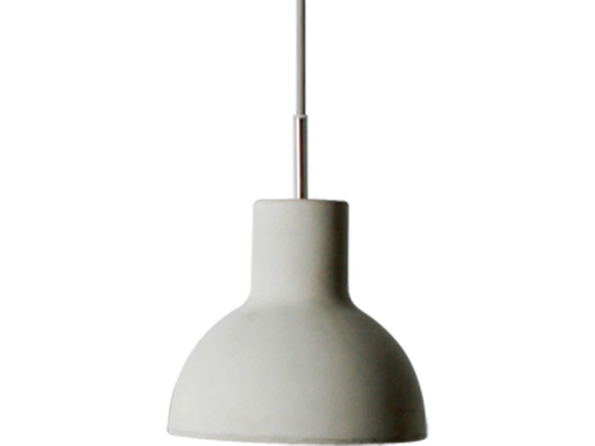 Seed Design Castle Concrete Gray Bell Mini Pendant