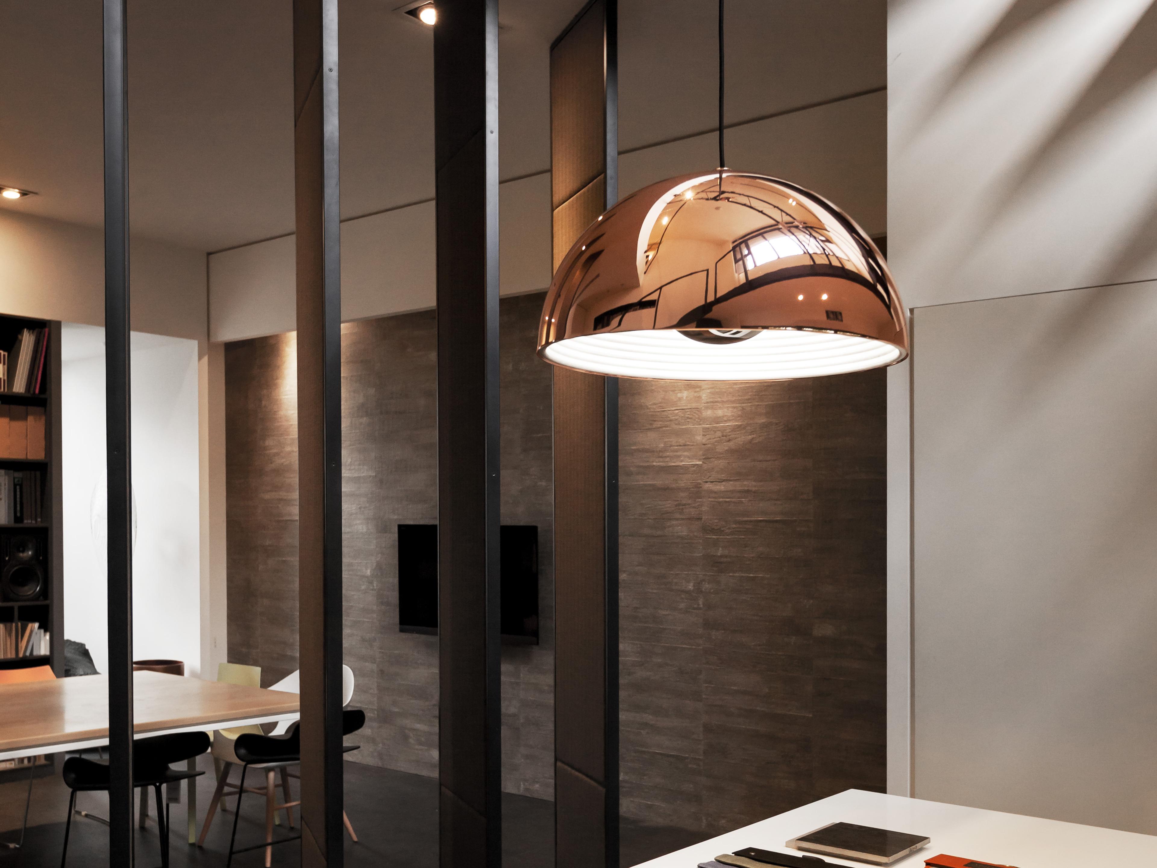 Seed Design Dome Copper Pendant