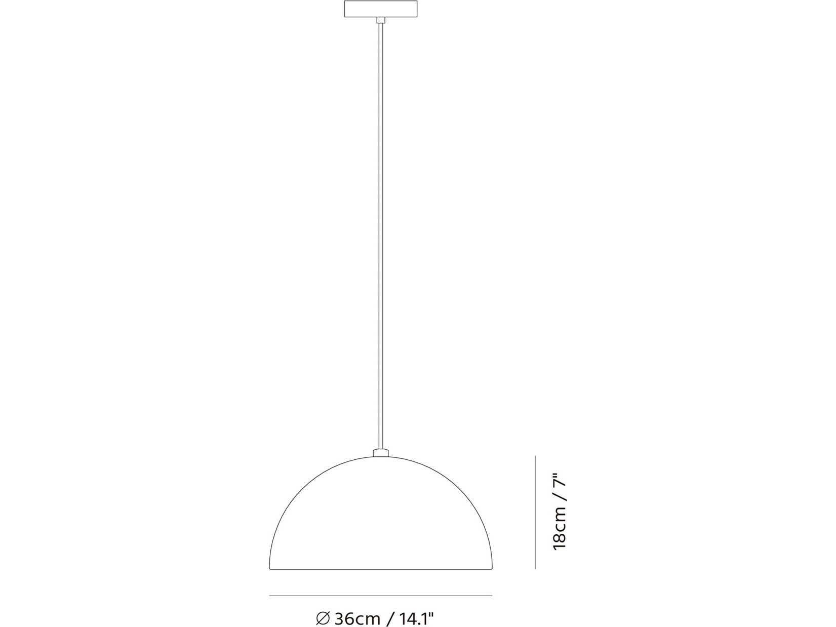 Seed Design Dome Chrome Pendant