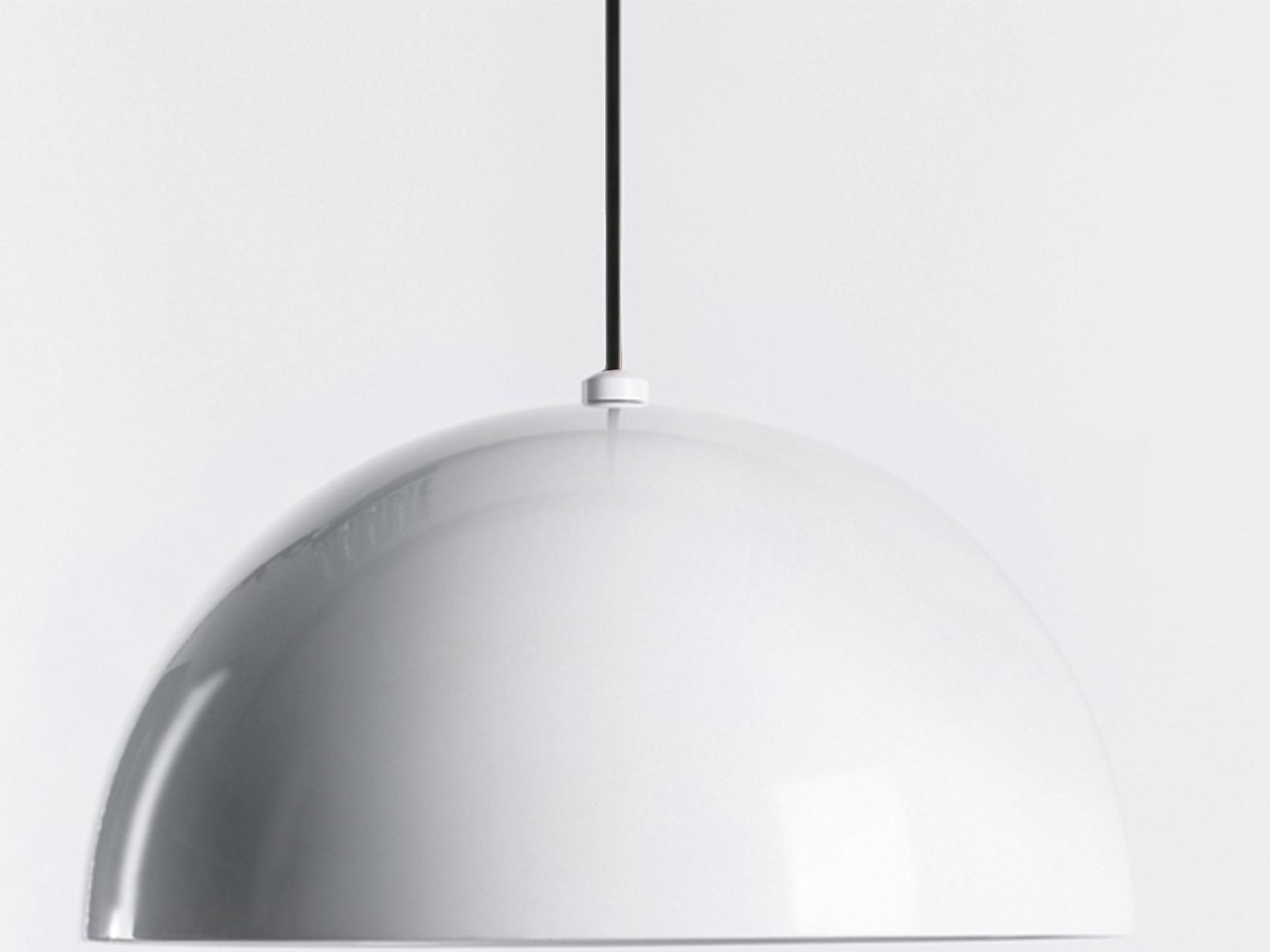 Seed Design Dome White Pendant