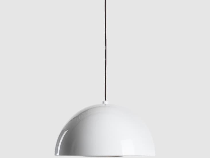 Seed Design Dome White Pendant