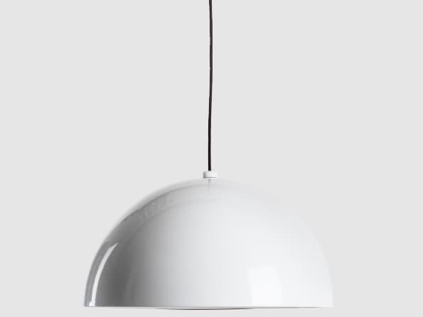 Seed Design Dome White Pendant