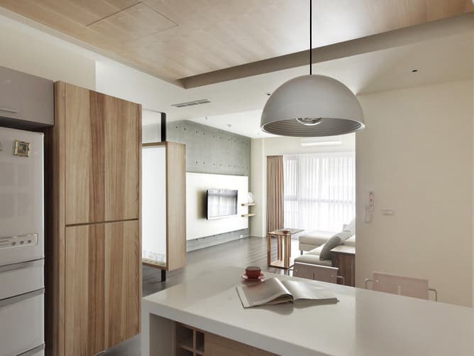 Seed Design Dome White Pendant