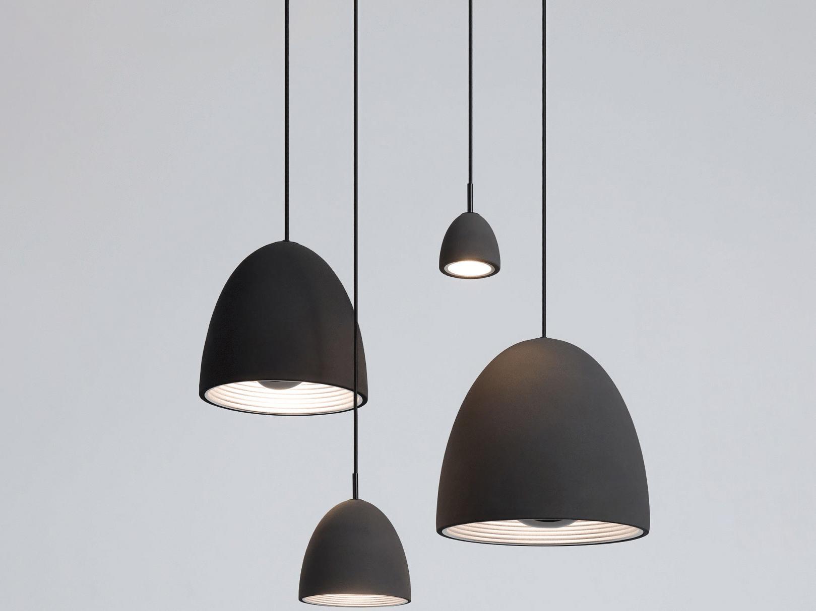 Seed Design Castle Noir Black Dome Mini Pendant