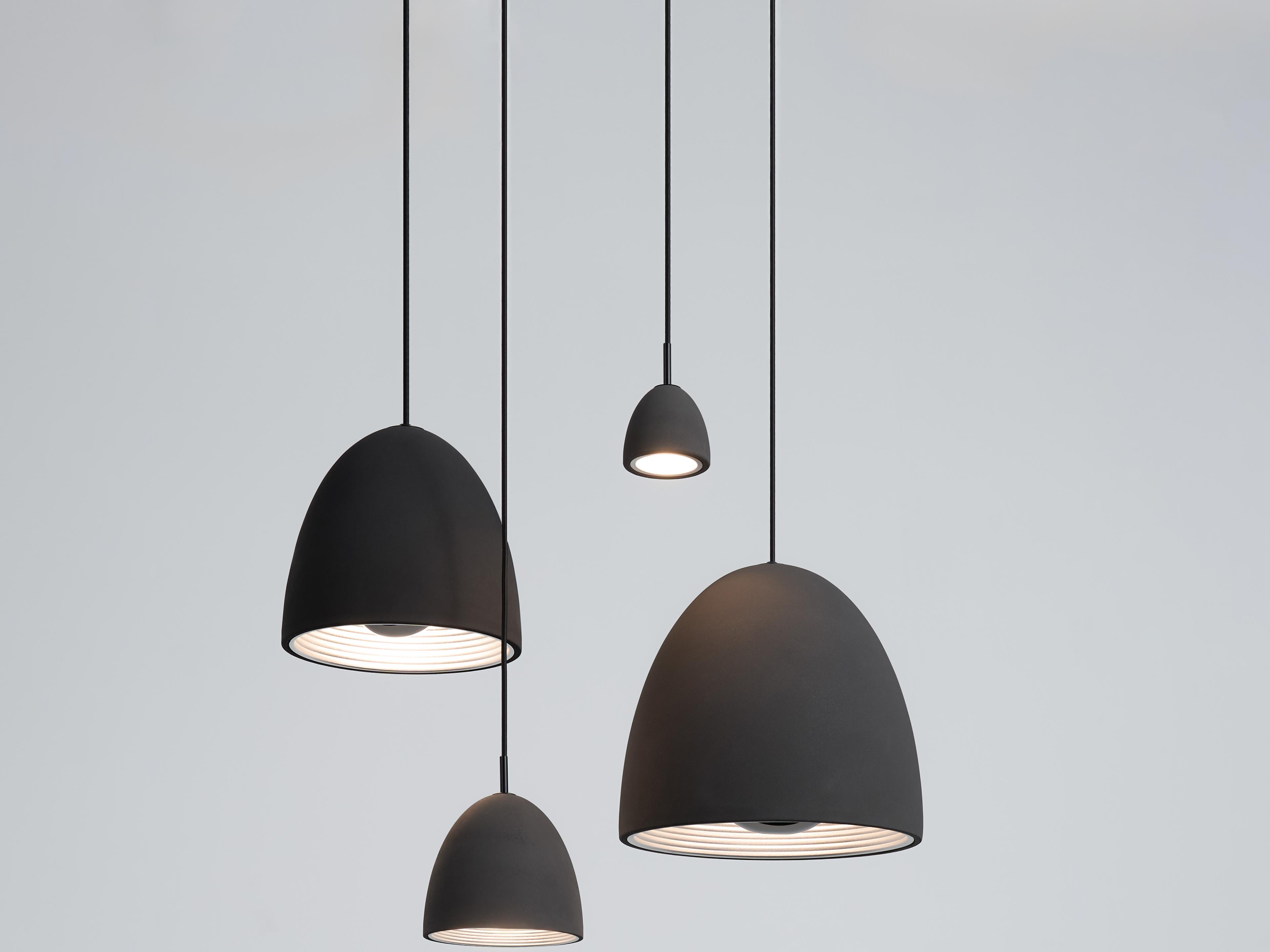 Seed Design Castle Noir Black Dome Mini Pendant