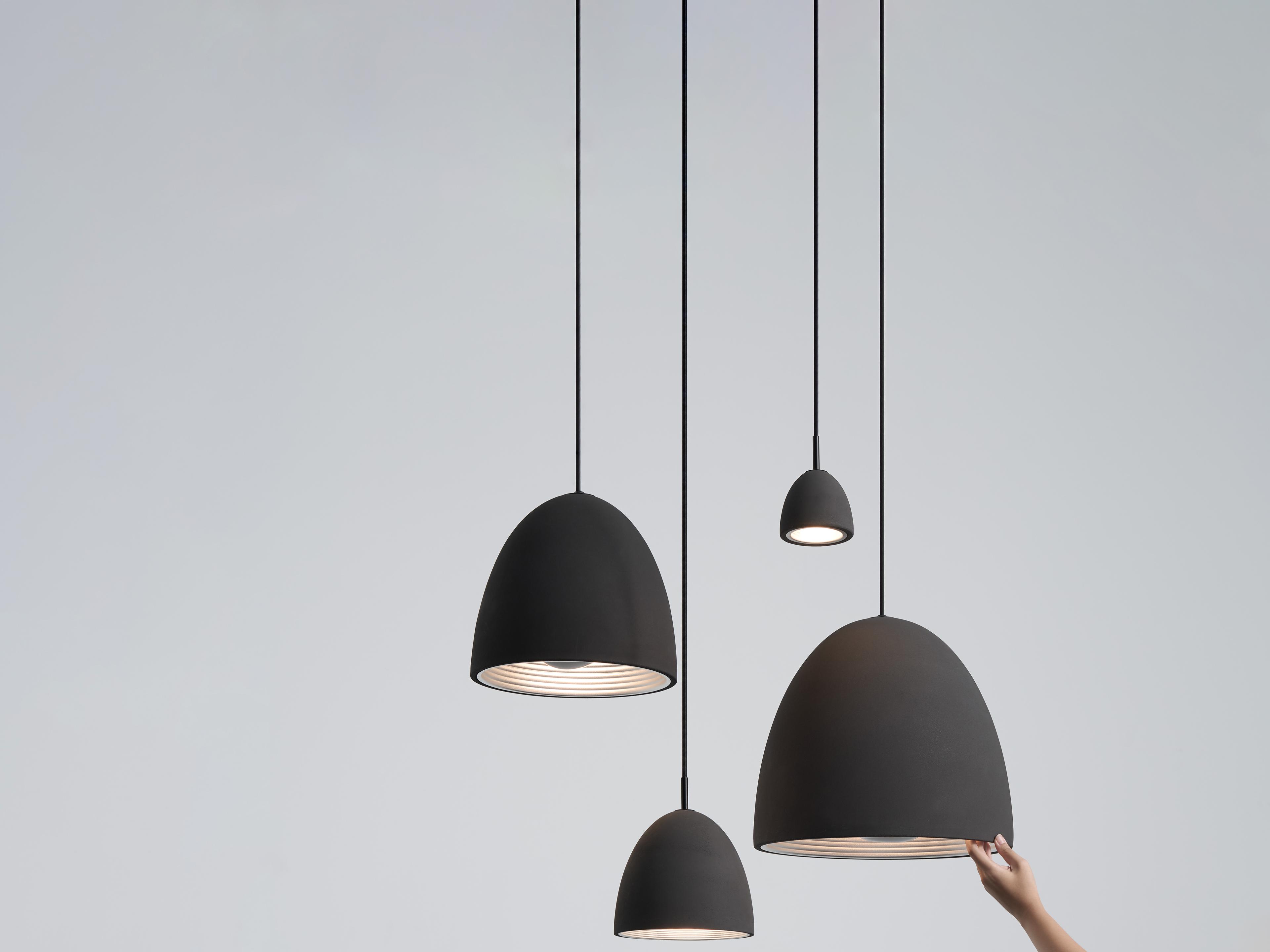 Seed Design Castle Noir Black Dome Mini Pendant